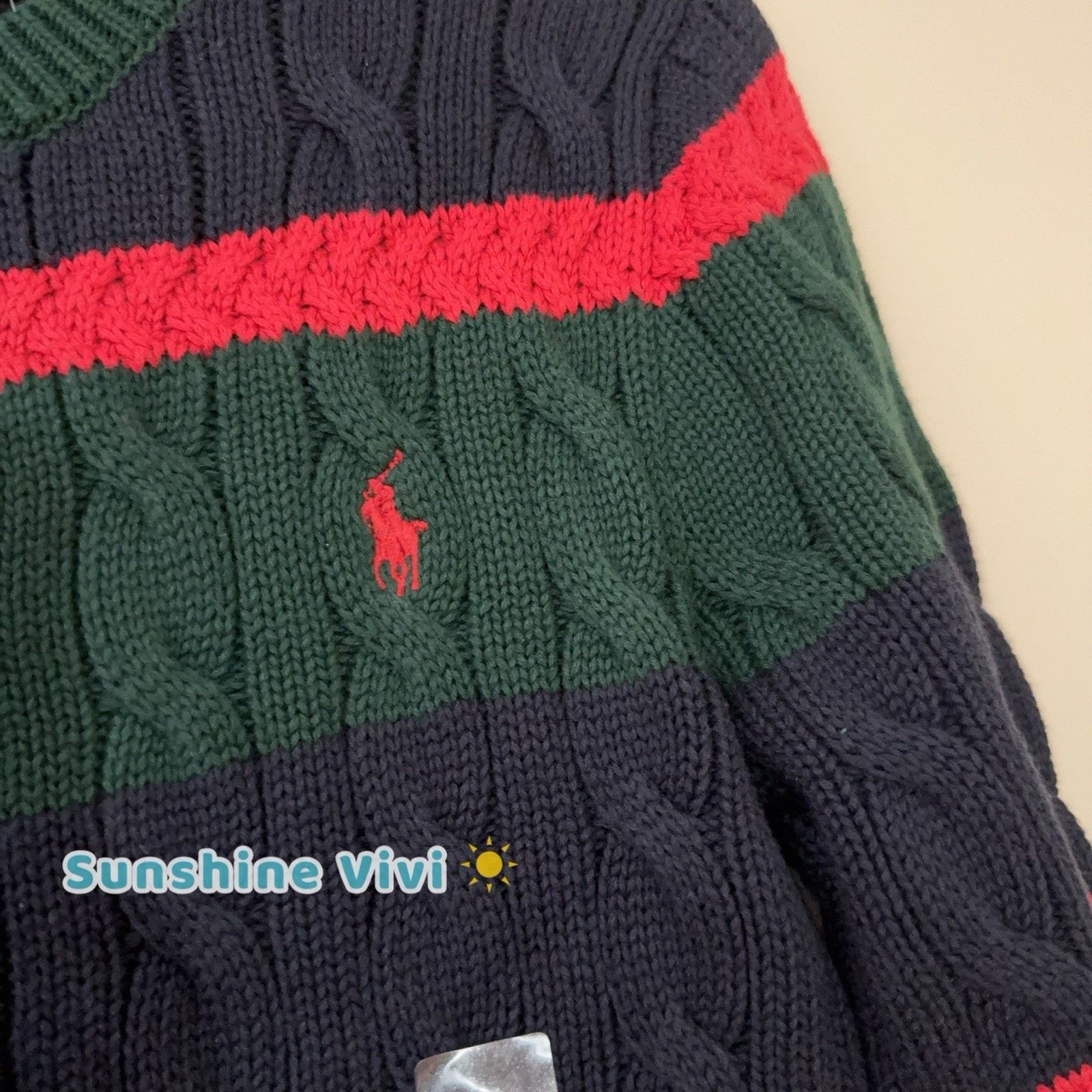Ralph Lauren NEW Polo Ralph Lauren Women Cable Knit Cardigan Sweater Size XS / US 0-2 / IT 36-38 - 5 Thumbnail