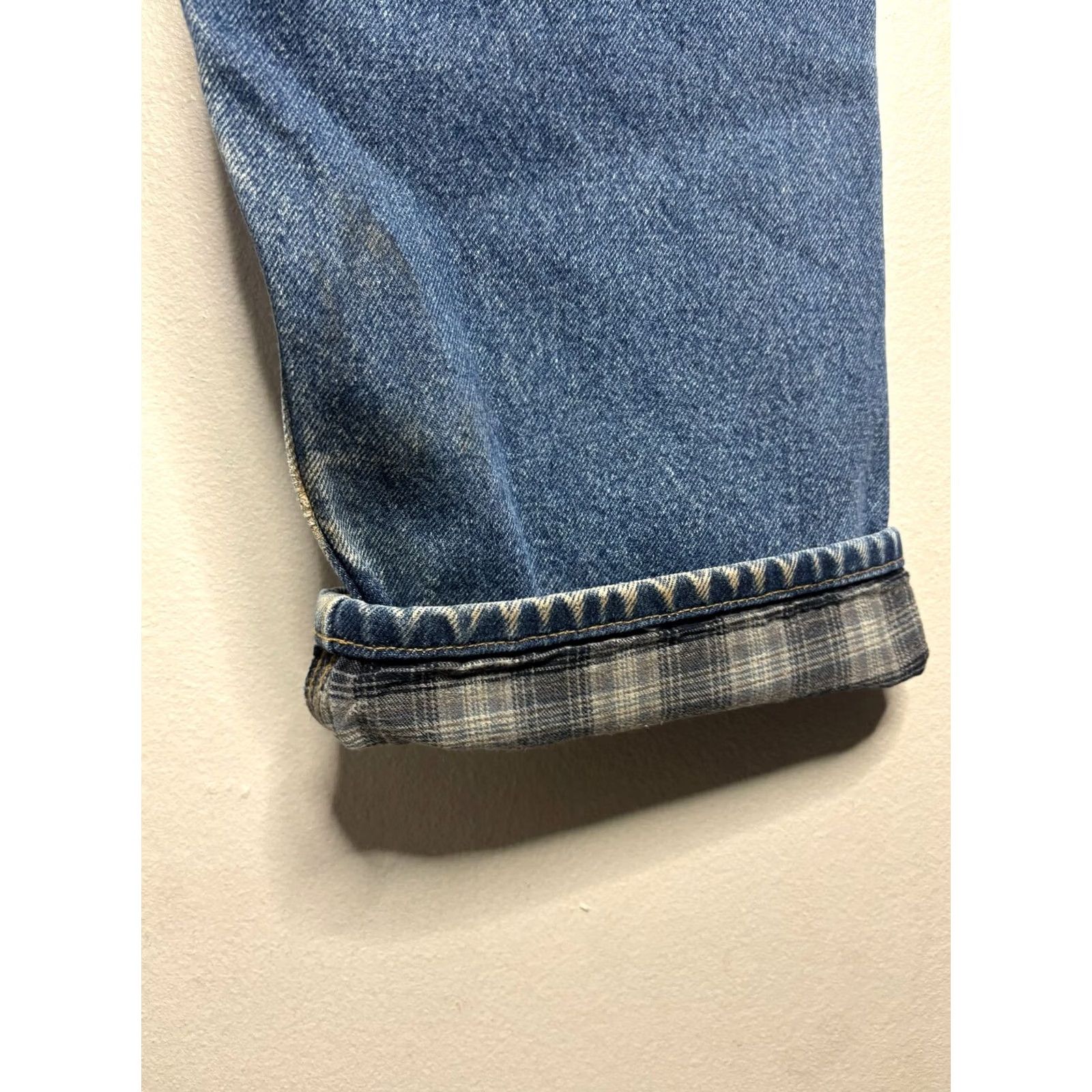 Carhartt Carhartt Jeans Denim Relaxed Fit 36x29 Blue 5-Pocket Lined Work USA 90s 2000s Mens Size US 36 / EU 52 - 3 Thumbnail