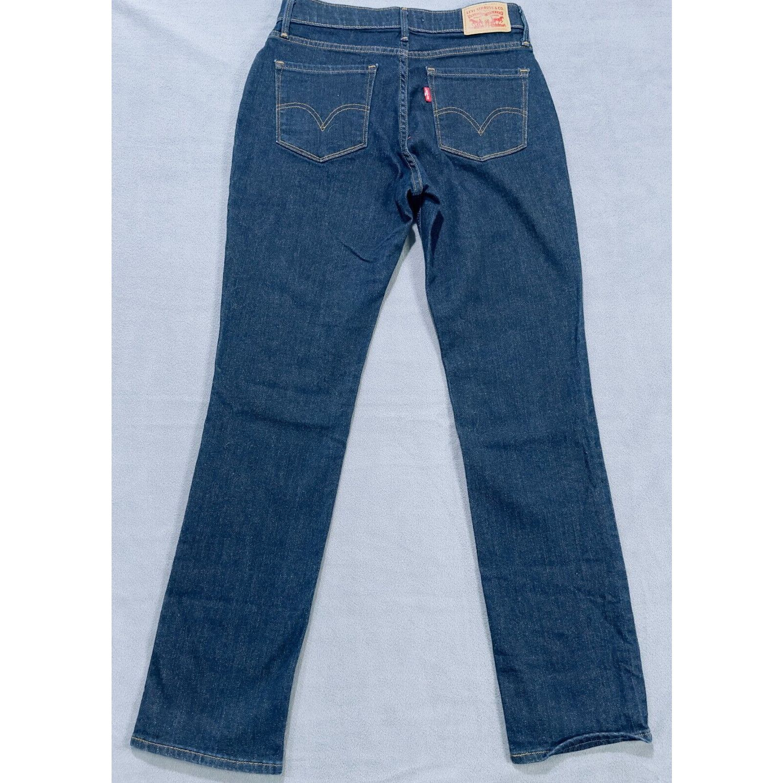 Levi's Womens Levis 525 Perfect Straight Slim Stretch Jeans Sz 4 Size 27" / US 4 / IT 40 - 6 Thumbnail