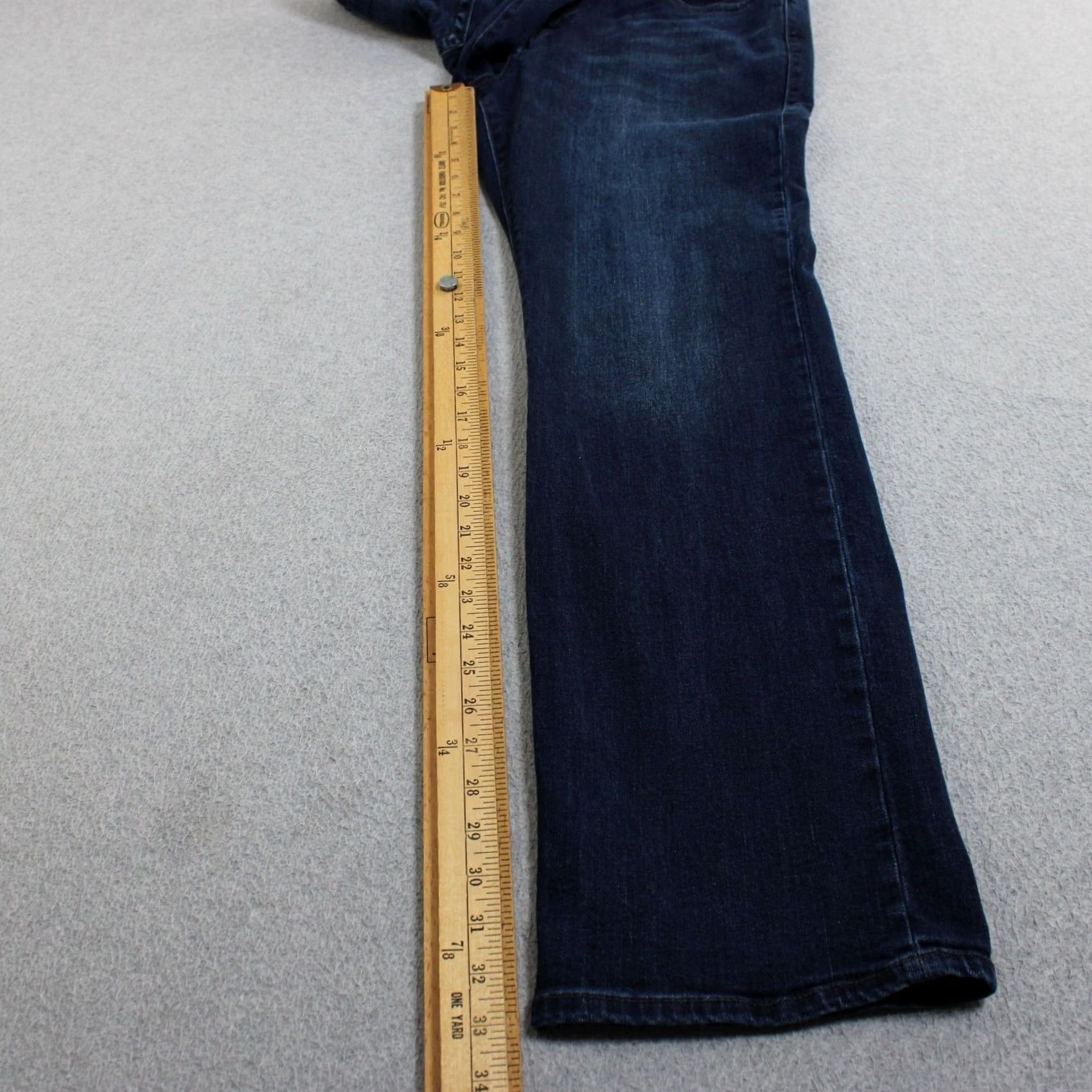 True Religion True Religion Ricky Relaxed Straight Jean Men 32x34 Dark Wash Blue Denim 90s Y2K Size US 32 / EU 48 - 7 Thumbnail