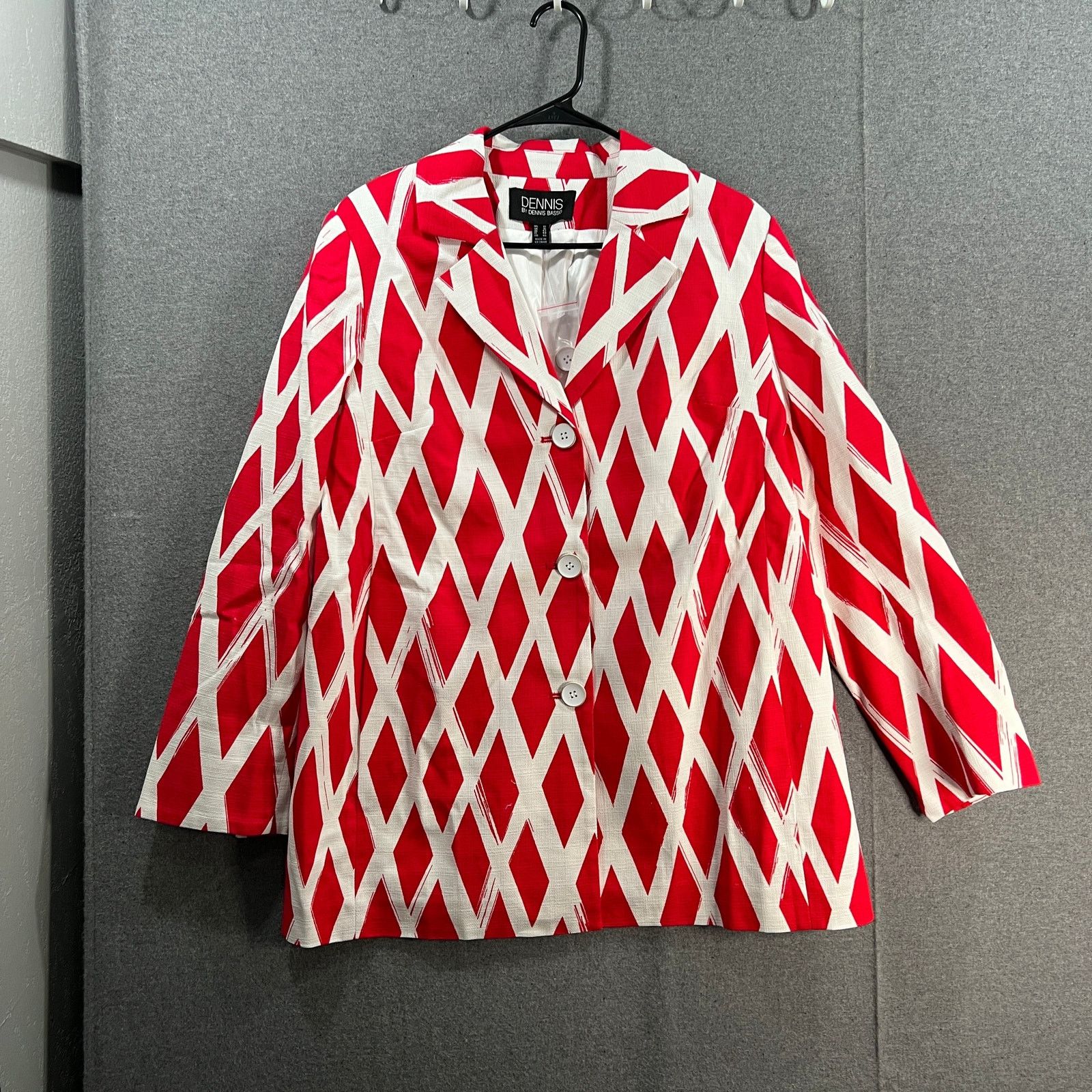 Other Dennis Basso Suits Womens Printed Toppe Size XL / US 12-14 / IT 48-50 - 1 Thumbnail