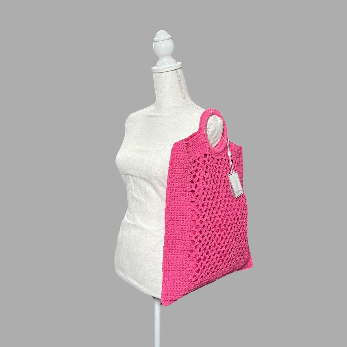 Other Shiraleah Jezabelle Pink Crocheted Large Handbag Size ONE SIZE - 6 Thumbnail