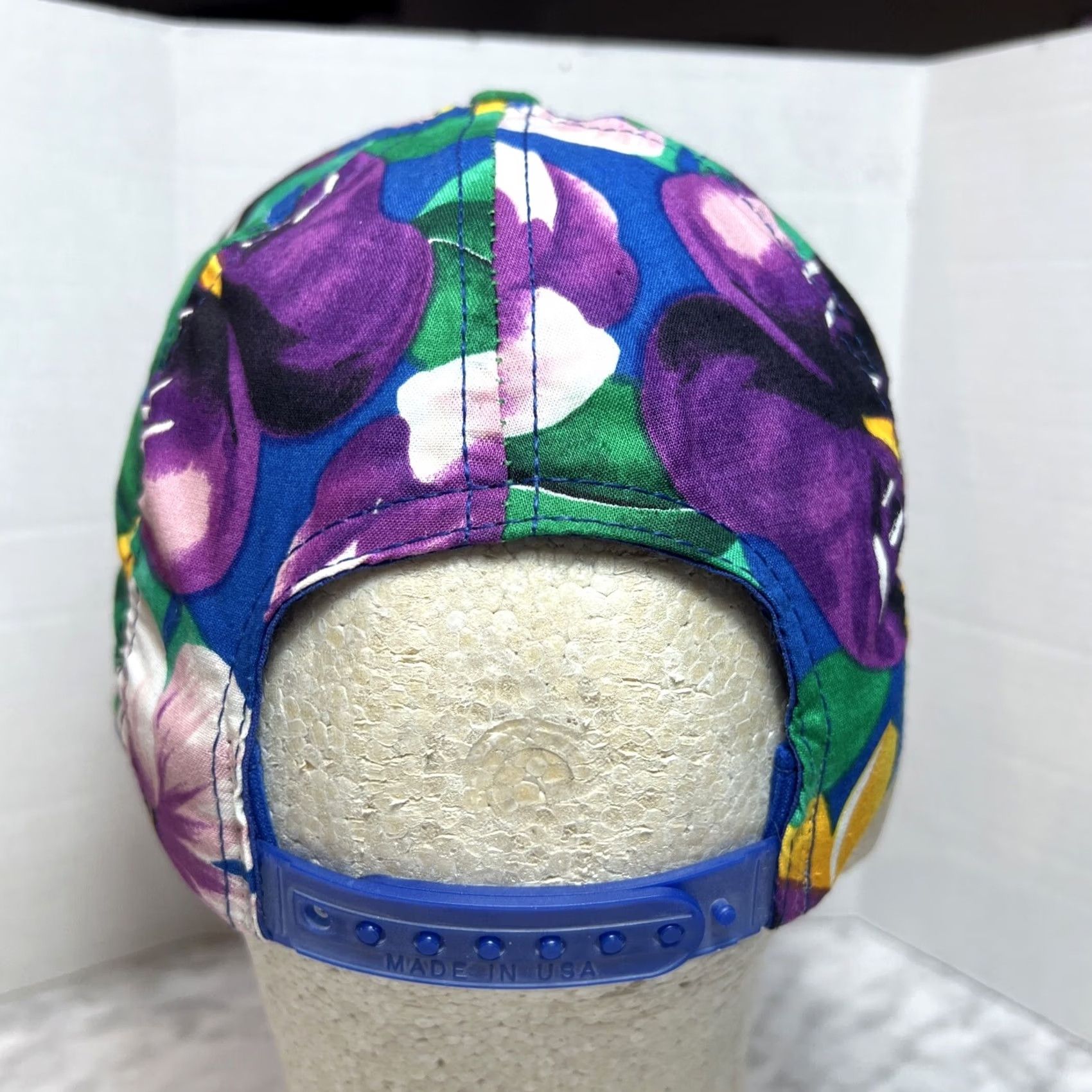Vintage VINTAGE SEDONA ISLANDS Arizona hat floral blue adjustable snapback cap Made USA Men Casual Nature Baseball Cap Size ONE SIZE - 6 Thumbnail