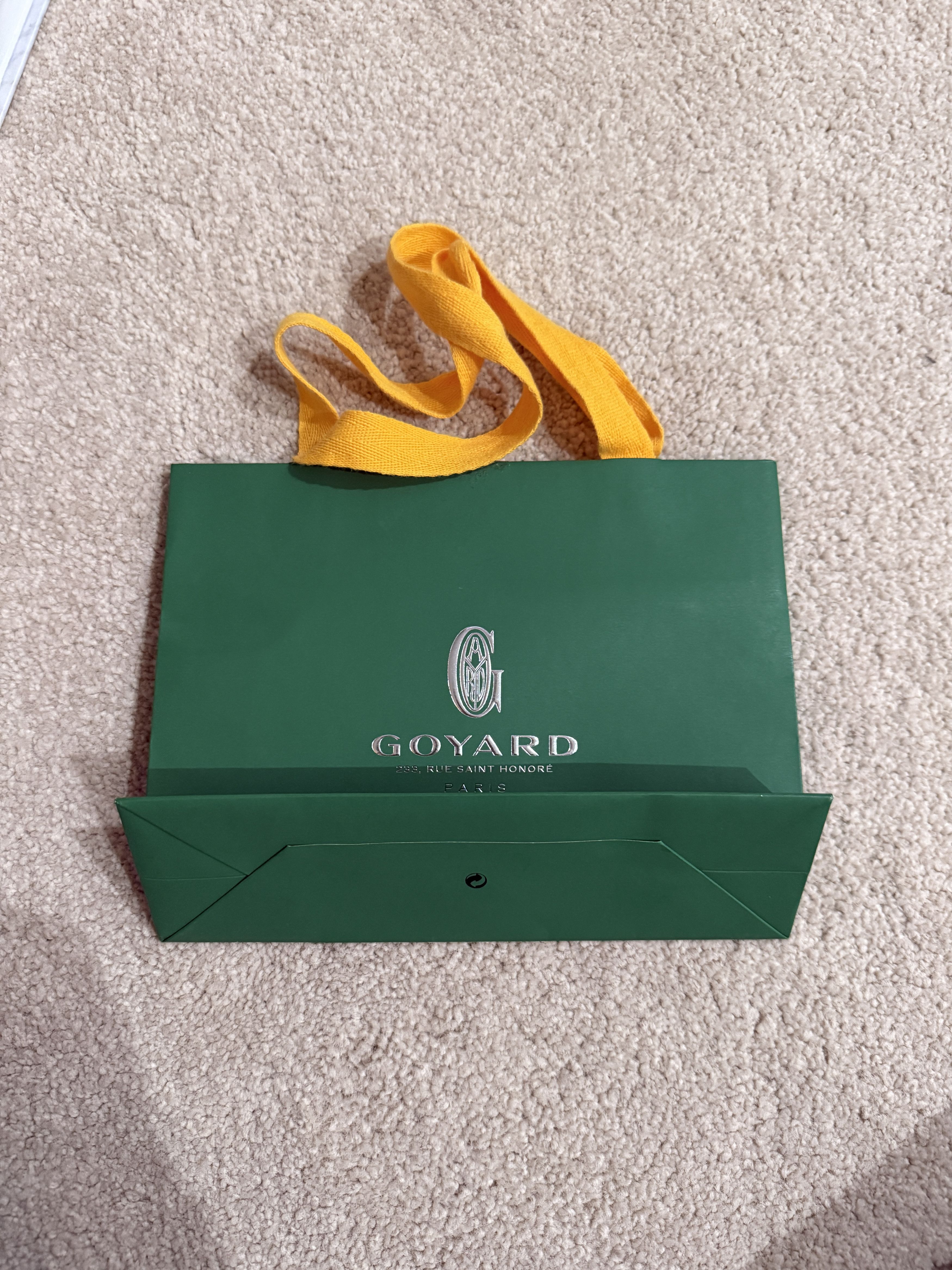 Goyard Authentic Goyard Green Small Paper Shopping Gift Bag Size ONE SIZE - 2 Thumbnail