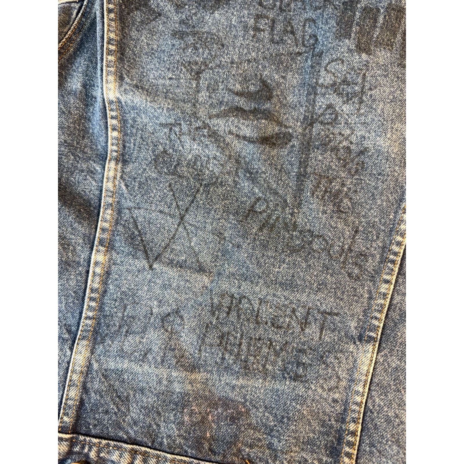 Levi's Vtg 80s Levi’s Denim Trucker Jacket USA Distressed Grunge Size US S / EU 44-46 / 1 - 9 Thumbnail
