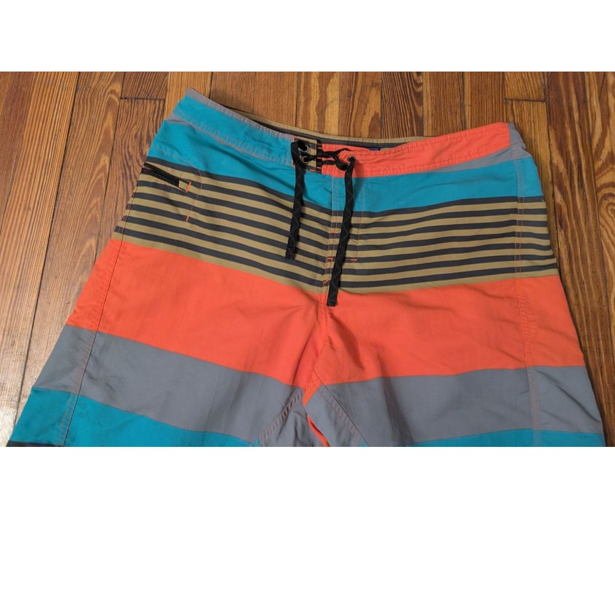 Patagonia Patagonia Orange/Blue Mens Size 38 Board Shorts Size US 38 / EU 54 - 3 Thumbnail