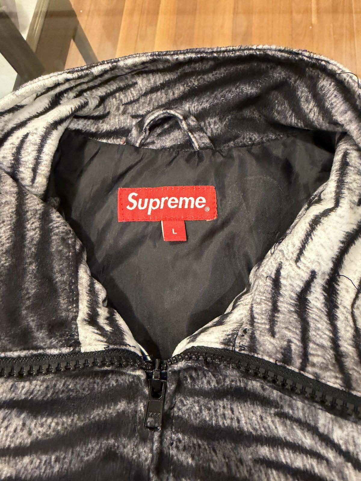 Supreme Supreme SS18 Zebra Stripe Track Jacket Size US L / EU 52-54 / 3 - 4 Thumbnail