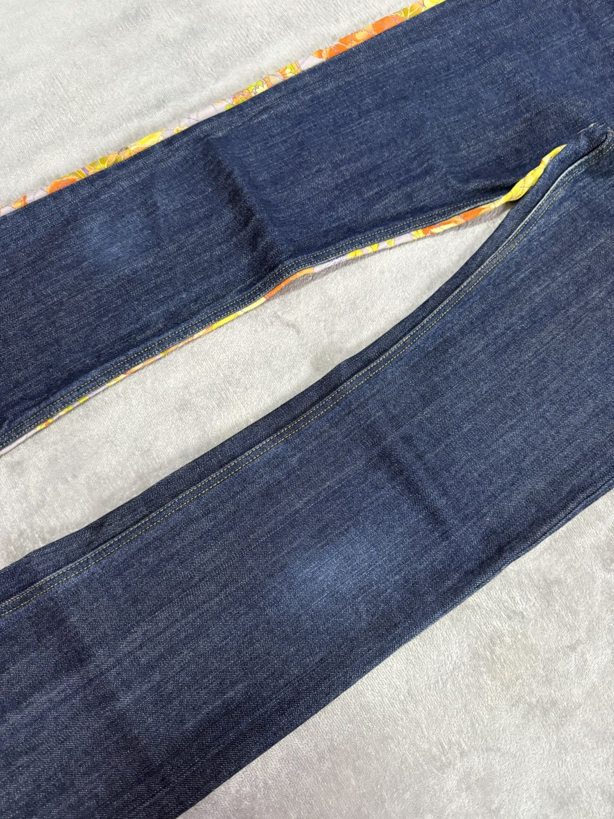 Hysteric Glamour GLAMDY Japan Boro Heavy Stitched Hybrid Flared Denim Jeans Size US 28 / EU 44 - 13 Thumbnail