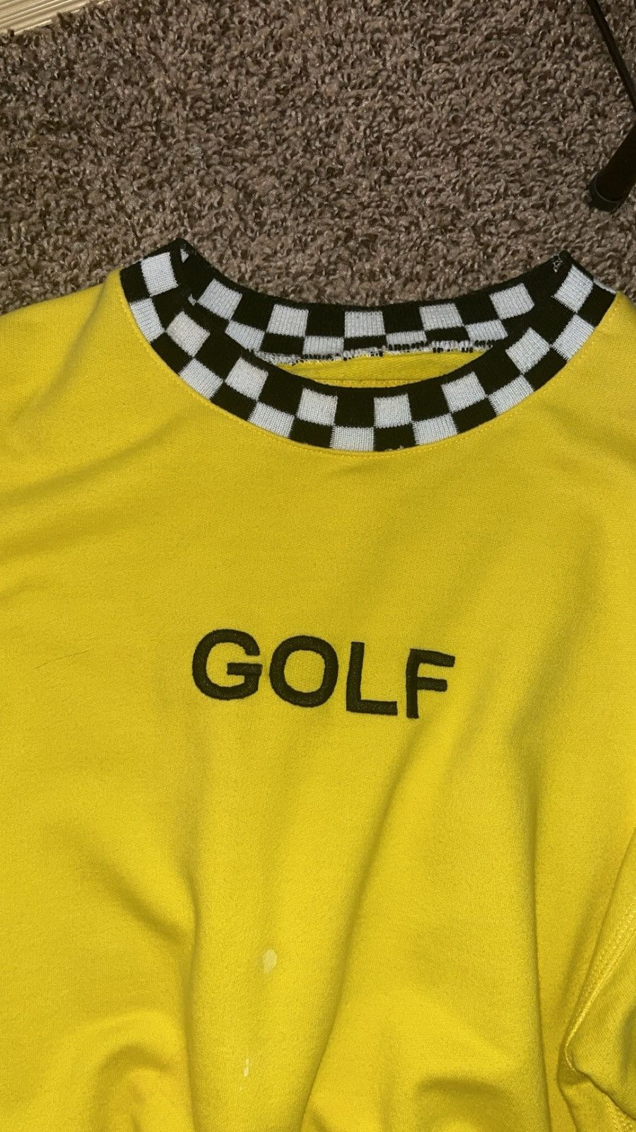 Golf Wang GOLF Taxi Crewneck (Yellow) Size US M / EU 48-50 / 2 - 6 Thumbnail