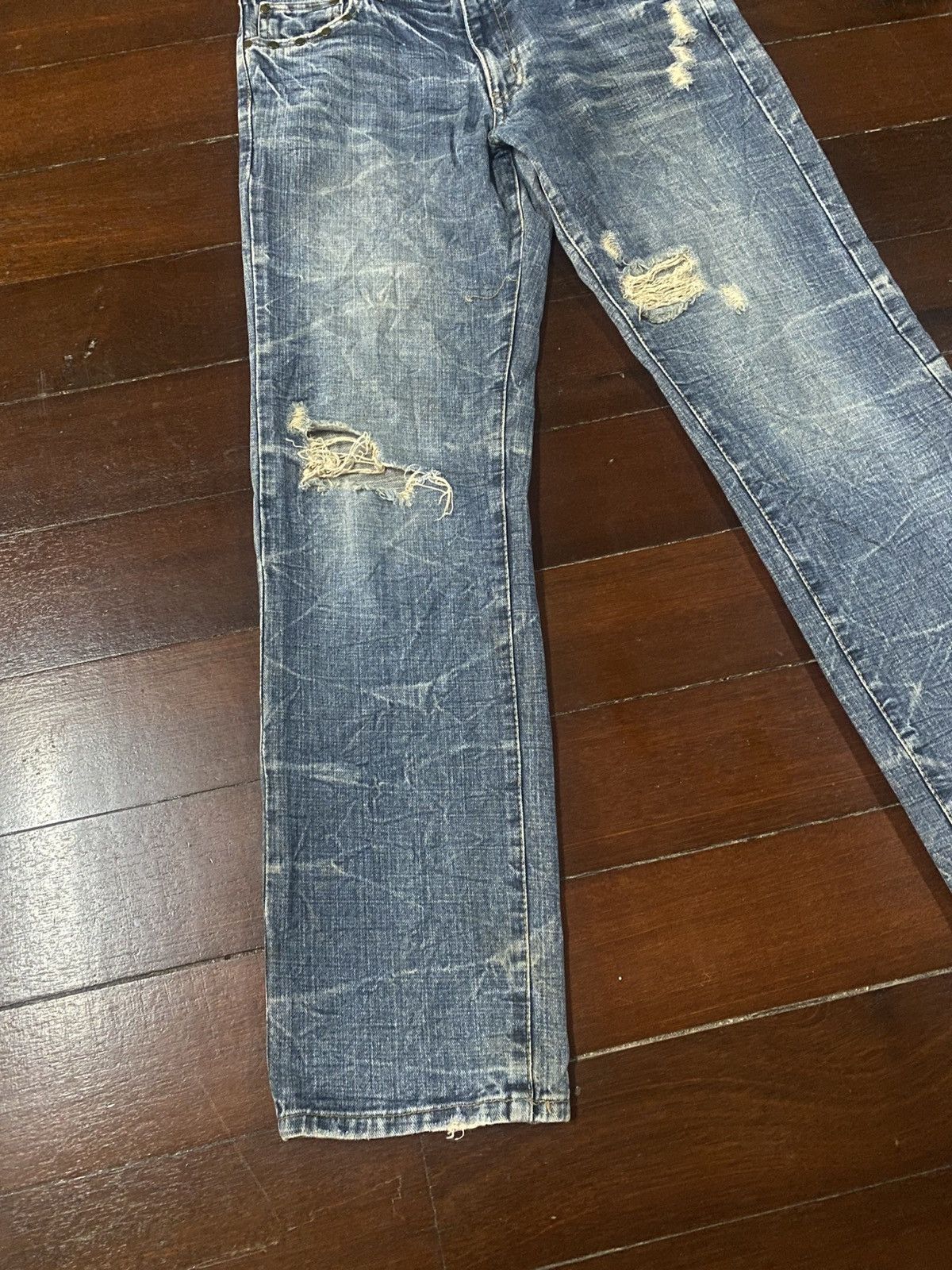 If Six Was Nine Rare design BACK RUSH style studded metal PUNK distressed Size US 34 / EU 50 - 3 Thumbnail