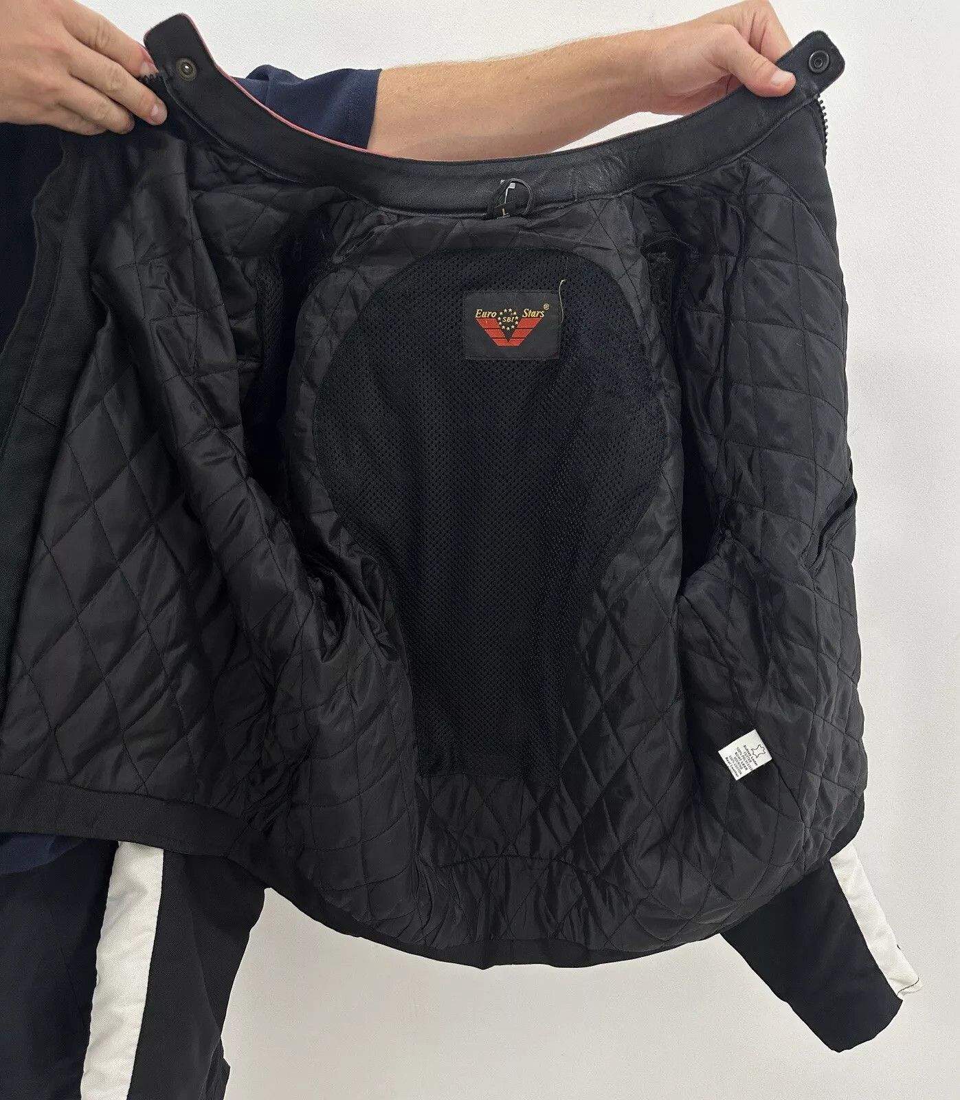 Vintage Vintage 2000s Y2K Lucky Strike Racing Moto Leather Jacket Size US L / EU 52-54 / 3 - 15 Thumbnail