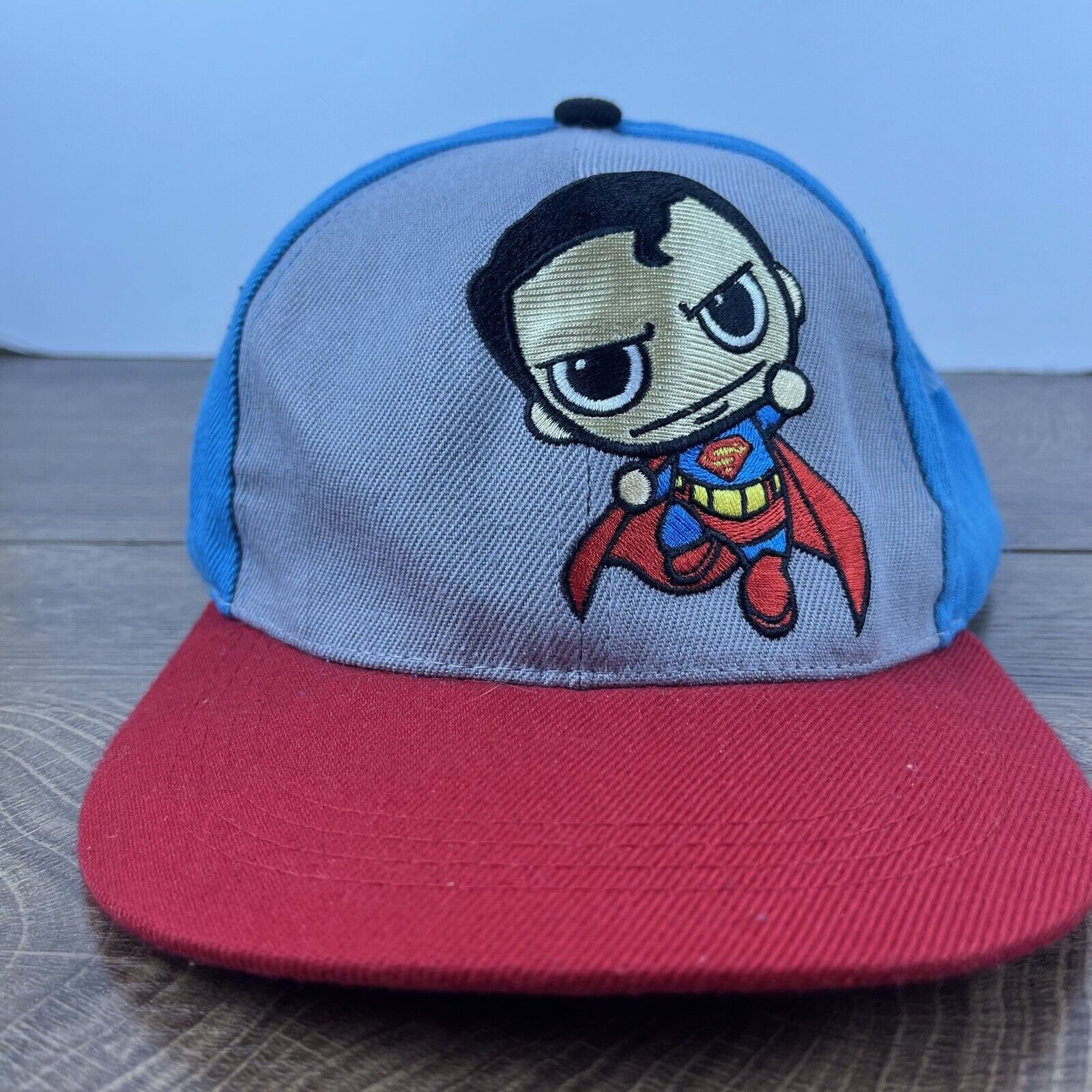 Other Baby Superman Hat Gray Cap Superman Adjustable Hat Gray Adul Size ONE SIZE - 1 Thumbnail