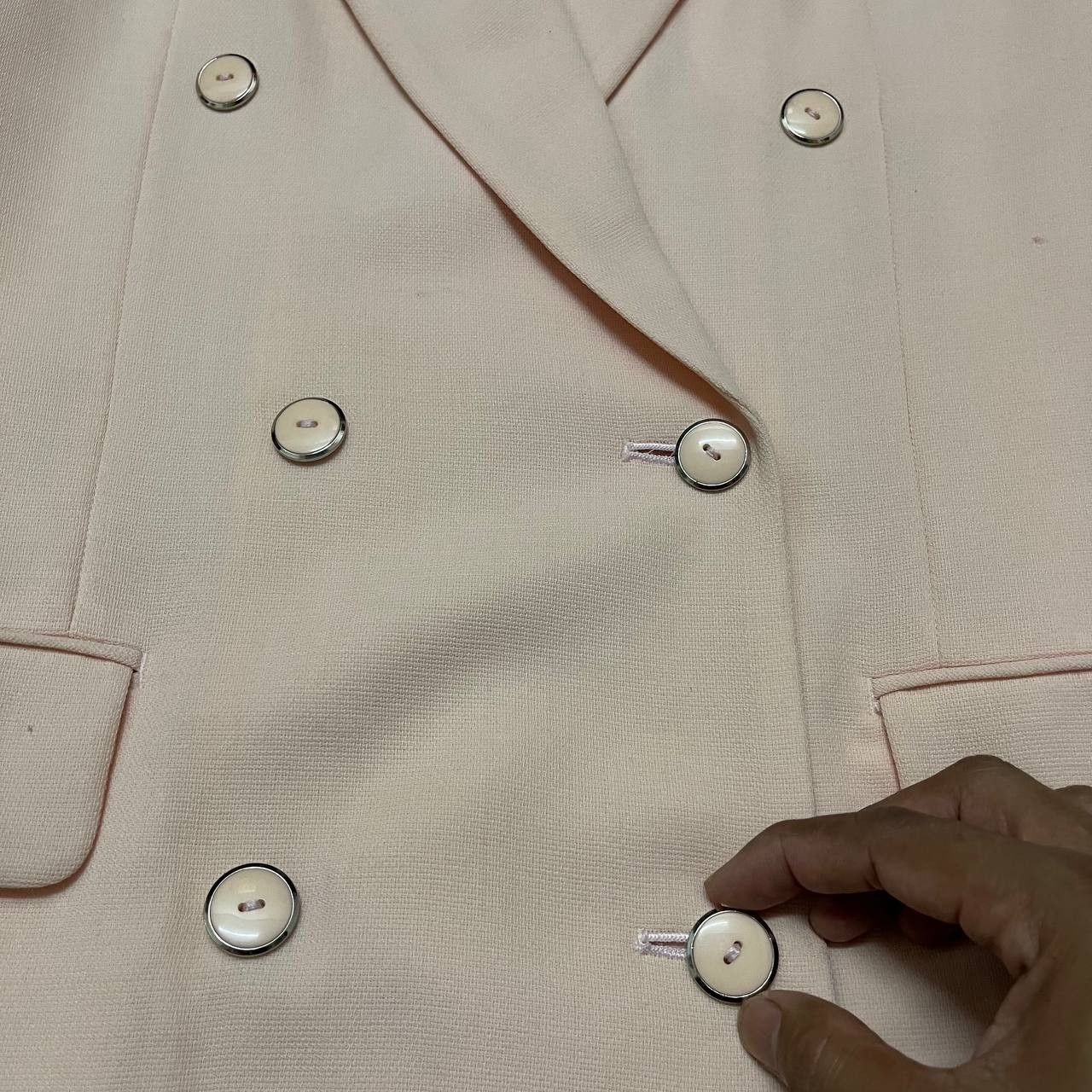 Courreges Vintage Courreges Paris Pink Wool Blazer Coat Size US M / EU 48-50 / 2 - 6 Thumbnail