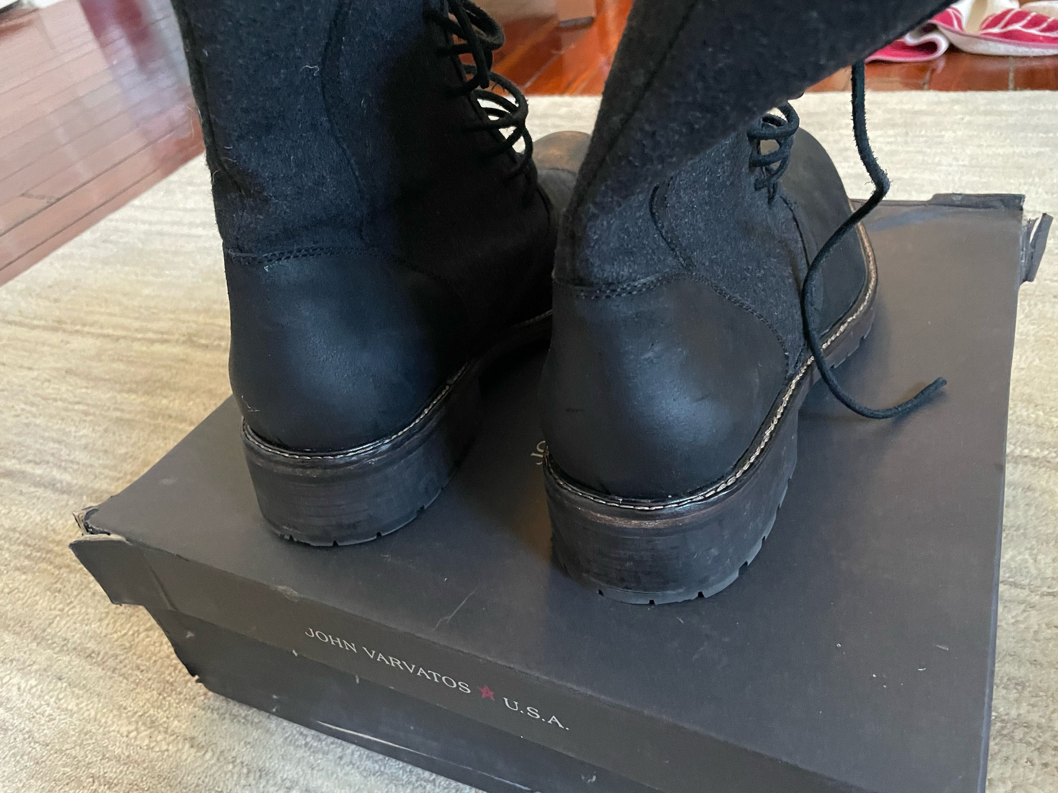 John Varvatos Gibbons Open Lace Combat Boot Size US 12 / EU 45 - 6 Thumbnail