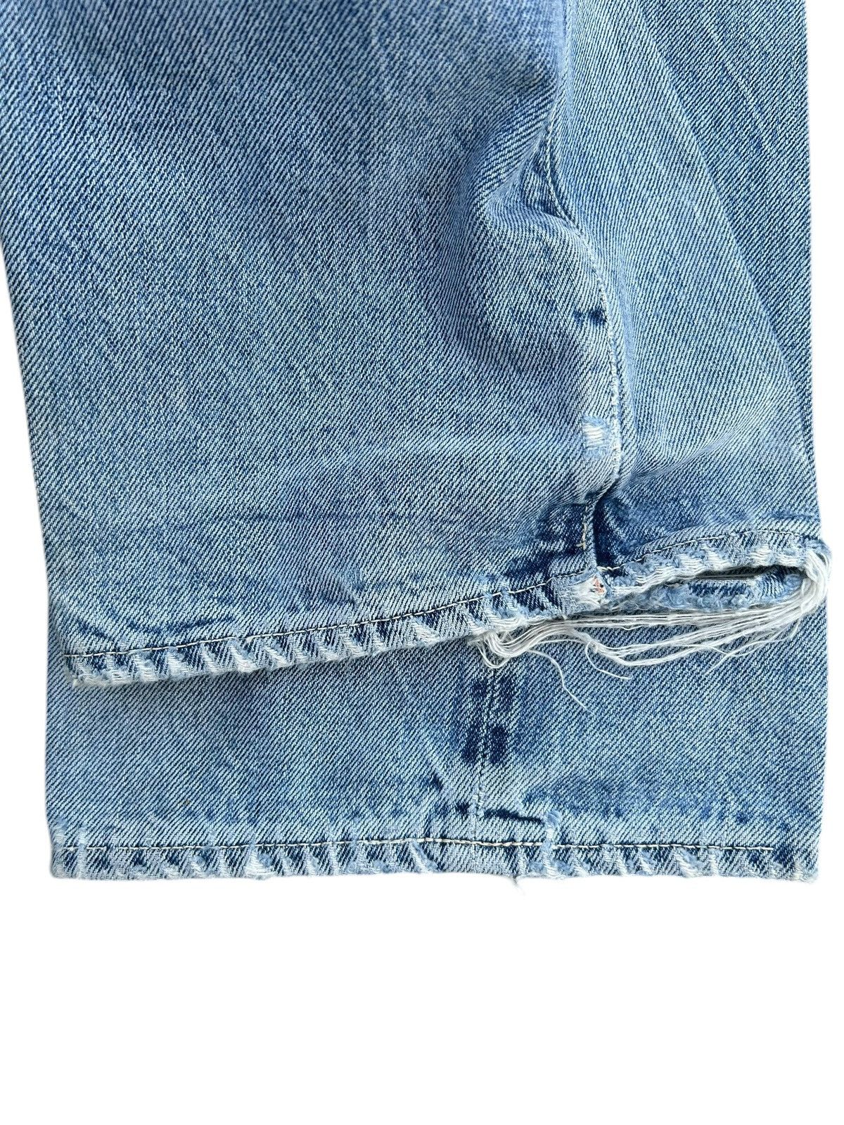 Kapital Thrashed Vintage Levis Big E Selvedge Denim Jeans Size US 34 / EU 50 - 13 Thumbnail