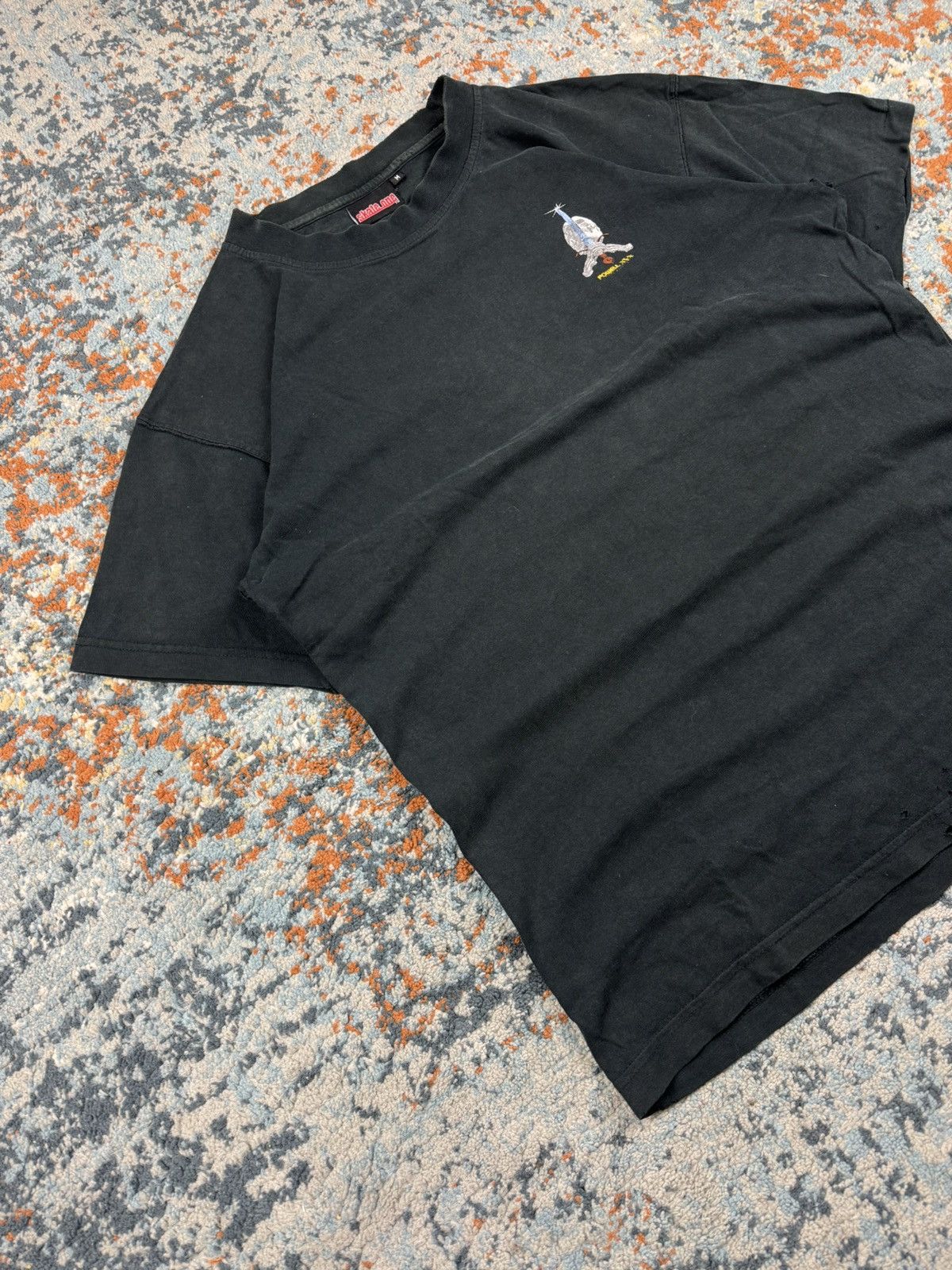 Powell Peralta × Vintage Vintage 90s Powell Peralta skull graphic tee distressed Size US L / EU 52-54 / 3 - 4 Thumbnail