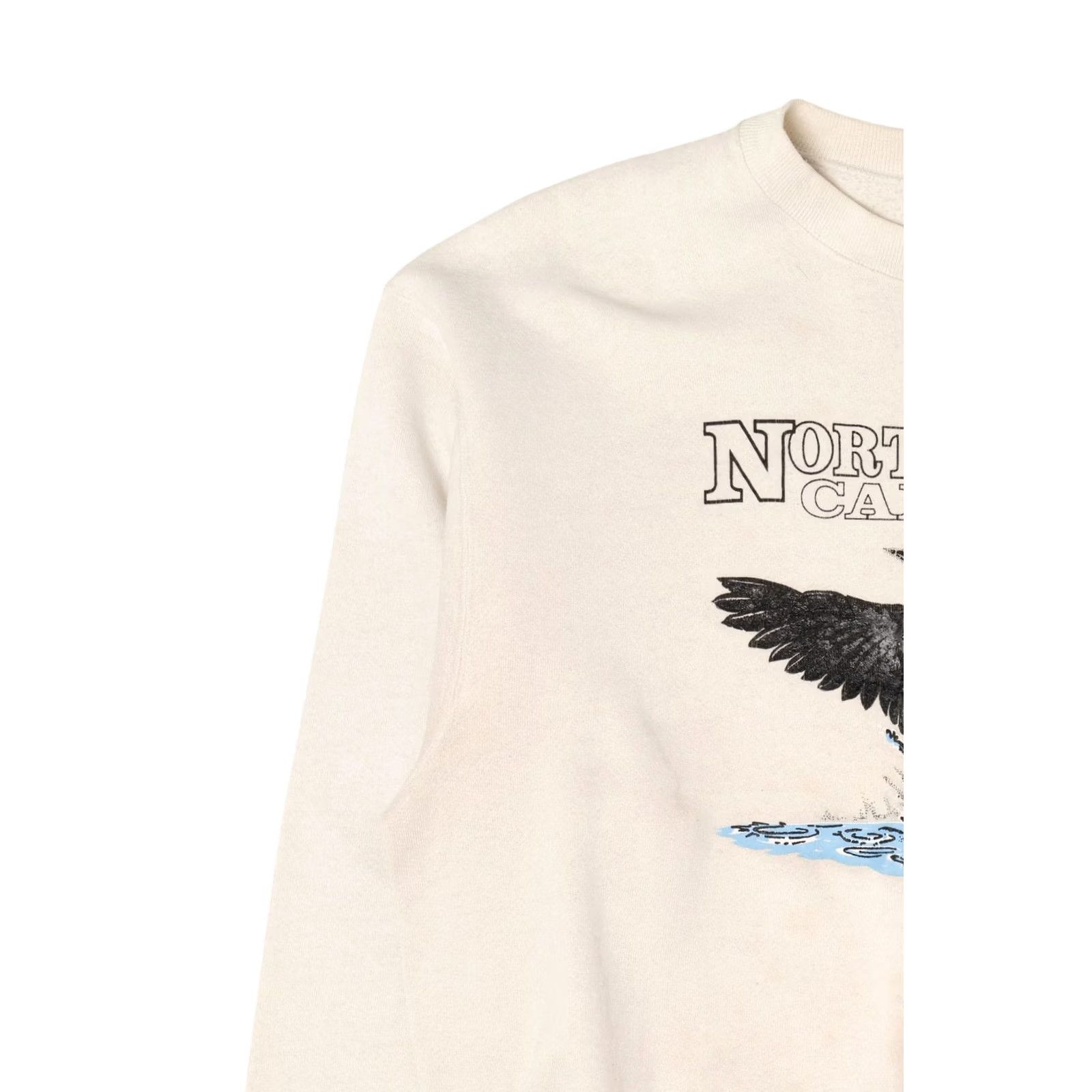 Fruit Of The Loom VINTAGE Northland Canada Loon Sweatshirt 1990s X-Large White Mens Size US XL / EU 56 / 4 - 6 Thumbnail