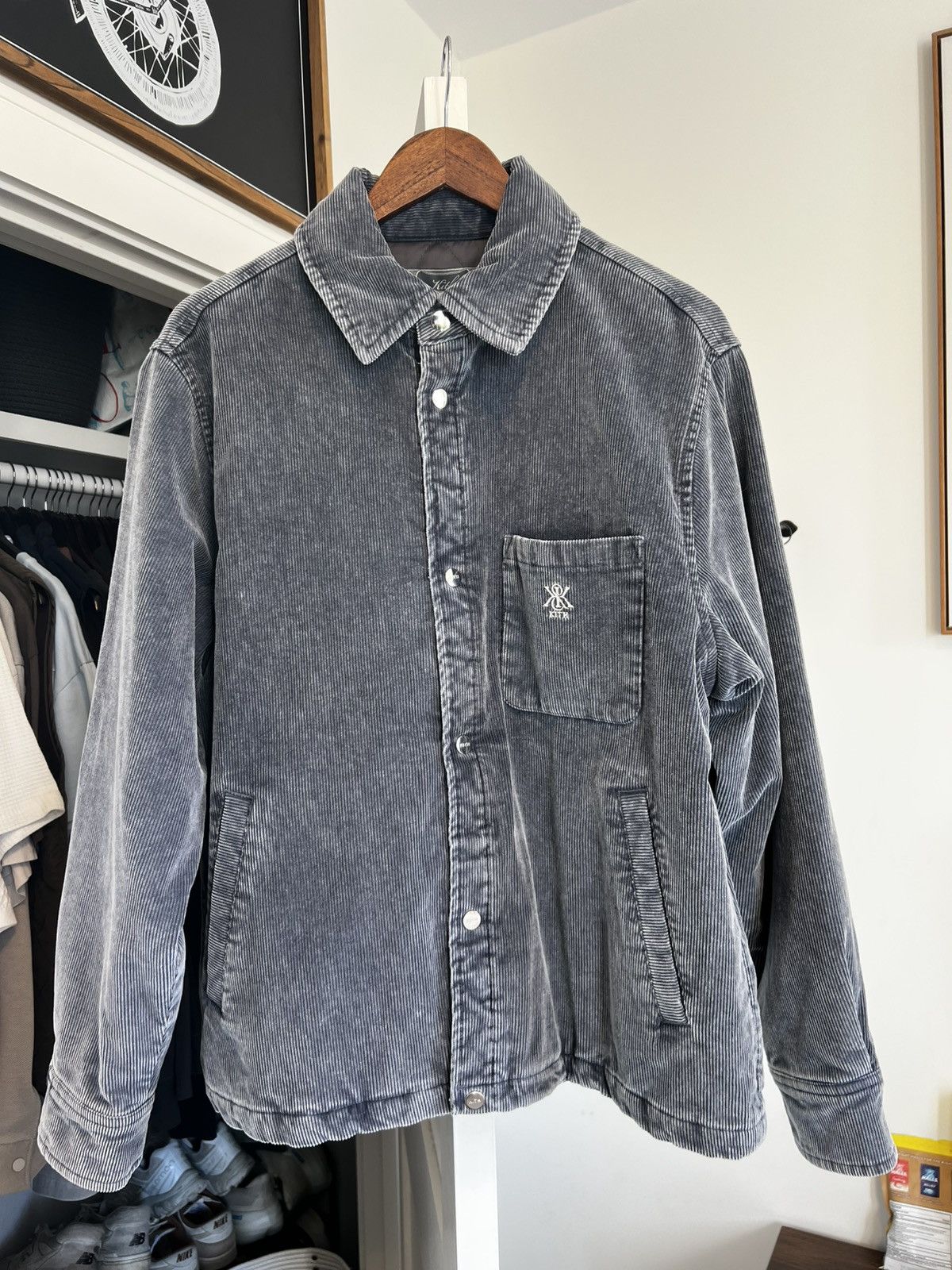 【KITH】Sterling Quilted Shirt Puffer XL Kith Kith Sterling Quilted Shirt Puffer | Grailed