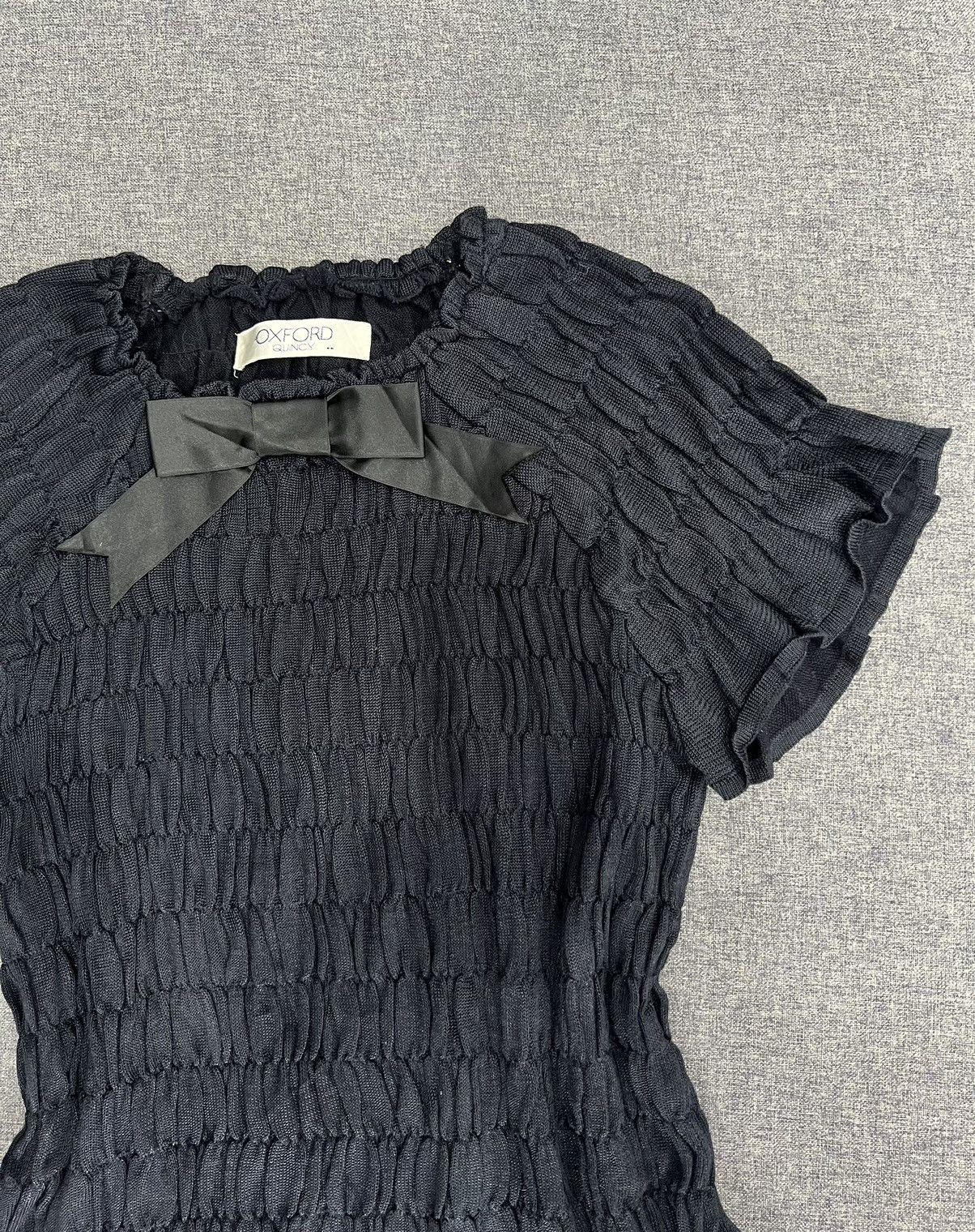 Miu Miu Big bow ruffled stretchy top 💖🎀 Size M / US 6-8 / IT 42-44 - 6 Thumbnail