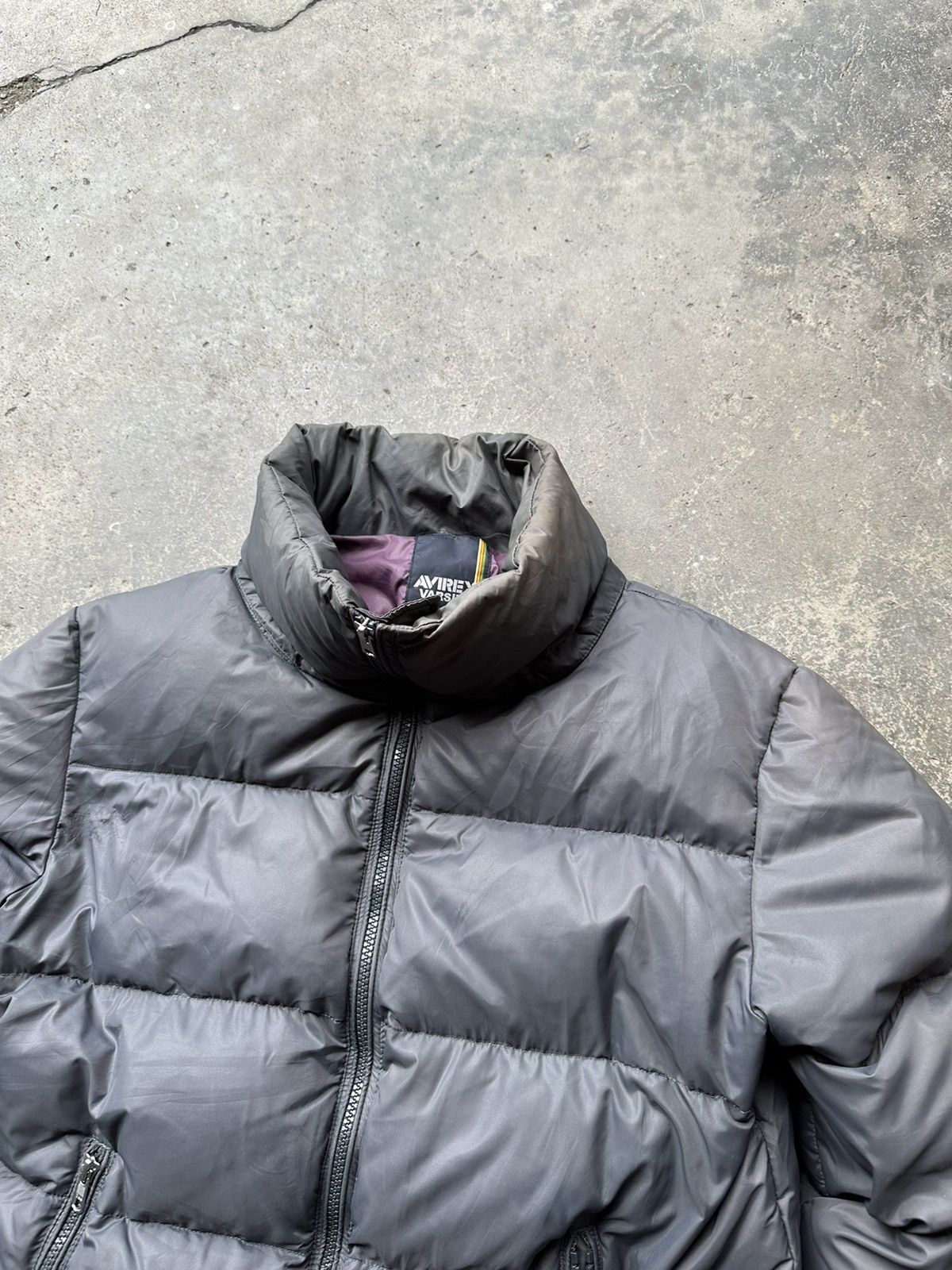 Avirex 👹Vintage Faded Avirex Bubble Puffer Jacket Size US M / EU 48-50 / 2 - 8 Thumbnail