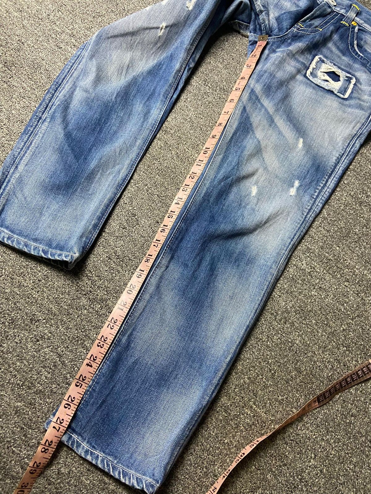 Edwin Edwin + Vienus Something Distressed Denim Jeans (171) Size US 30 / EU 46 - 5 Thumbnail