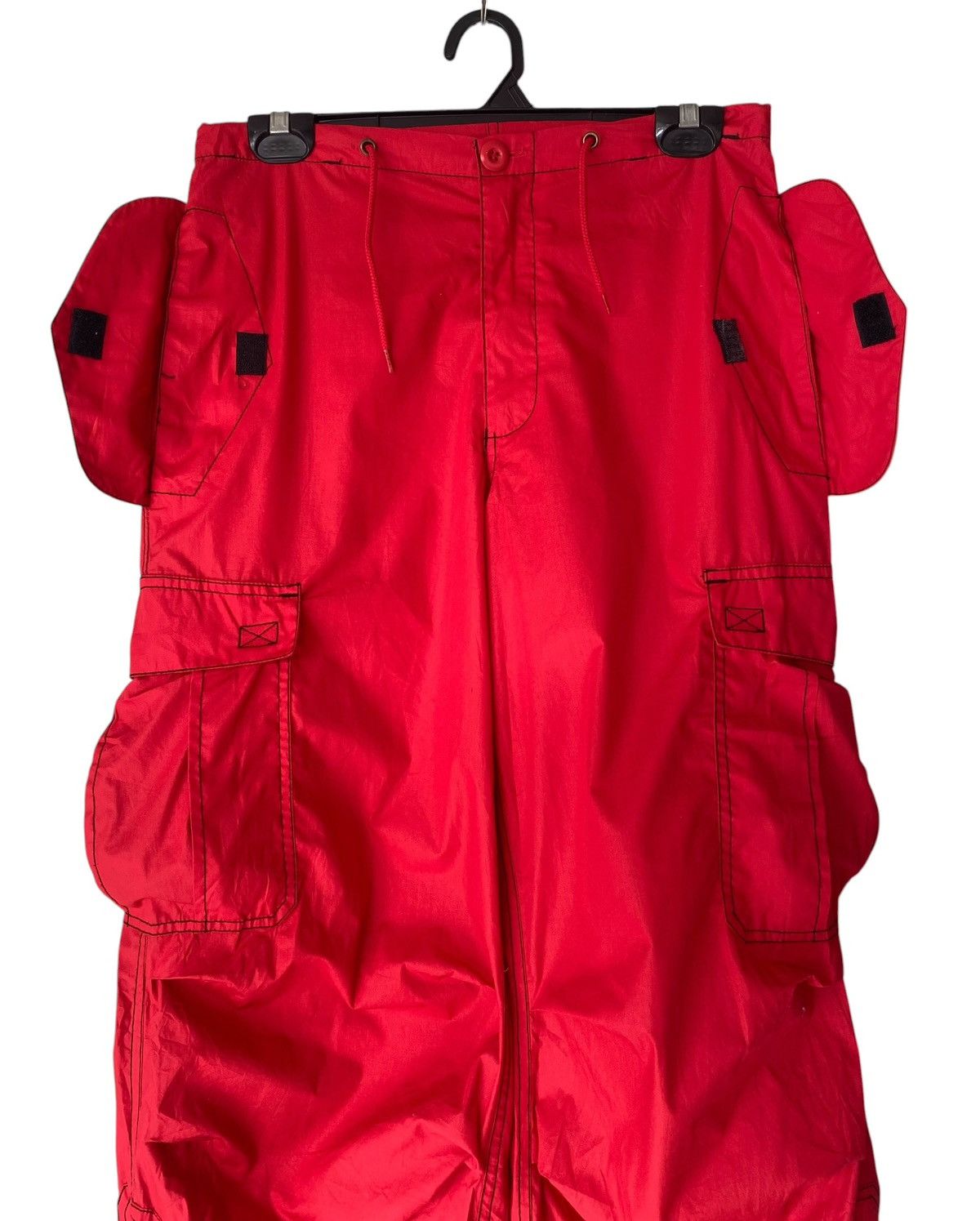 Japanese Brand Y2k Vintage UFO Parachute Cargo Bondage Baggy Pant Size US 31 - 4 Thumbnail