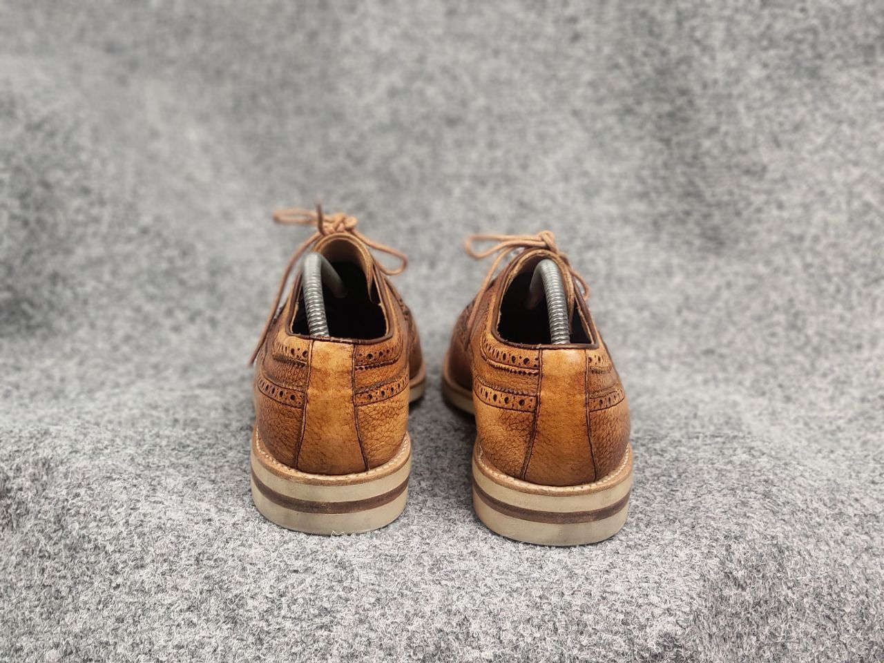 Berwick 1707 Berwick 1707 grainy leather Lace Up Brogue shoes Spain Made Size US 10.5 / EU 43-44 - 10 Thumbnail