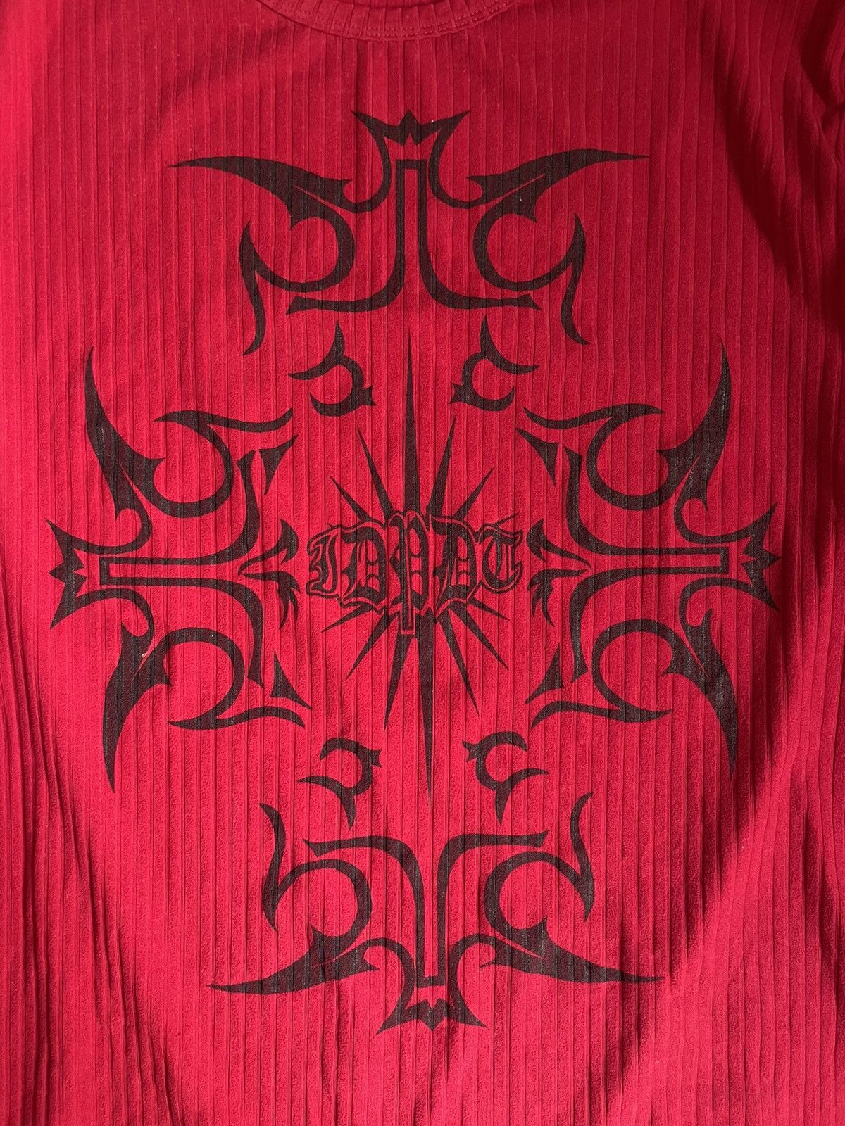 If Six Was Nine Vintage Y2K Adult Japanese Tribal Abstract Print T-shirt Size US M / EU 48-50 / 2 - 5 Thumbnail