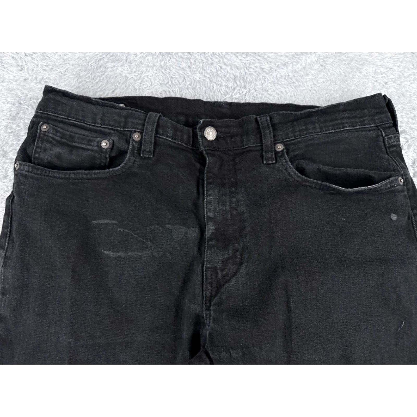 Levi's Levi's Jeans Adult 34 Black Denim 502 Cotton Blend 32x28 Straight Big E Size US 34 / EU 50 - 4 Thumbnail