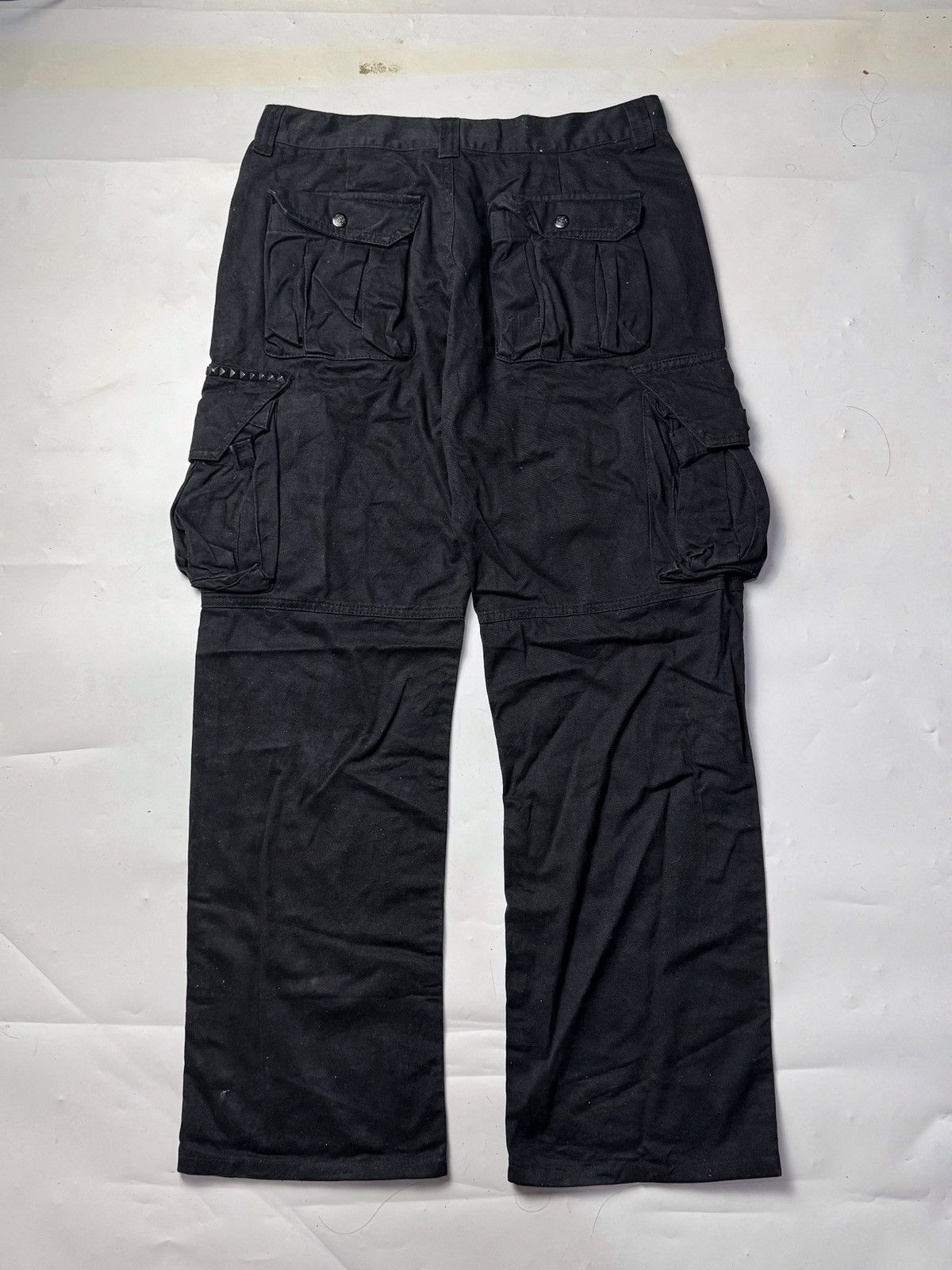 Tornado Mart Flare Cargo Intheattic Studded Pants Multi Pocket Size US 32 / EU 48 - 2 Thumbnail