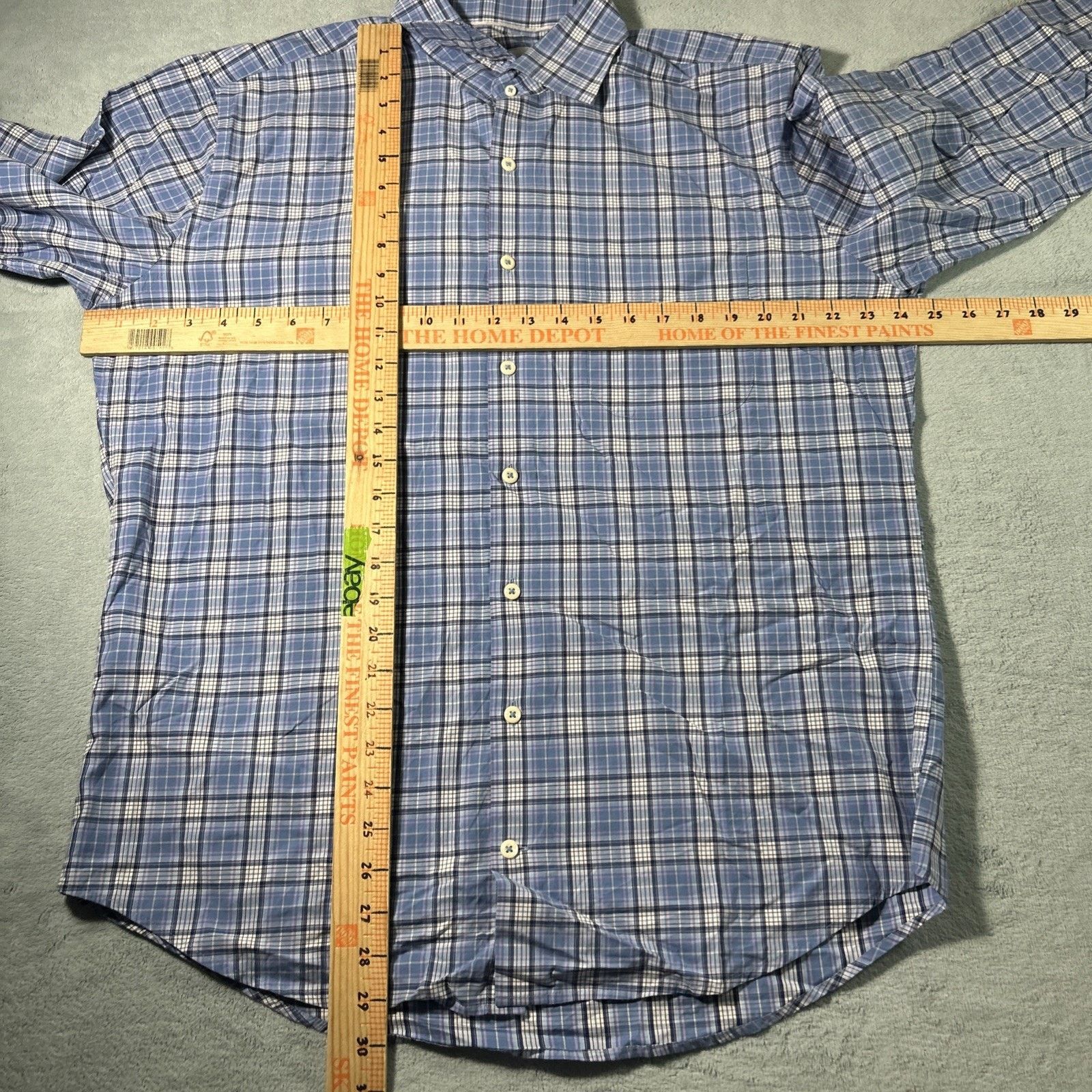 Peter Millar Peter Millar Canal Poplin Shirt Large Long Sleeve Button Up Size US L / EU 52-54 / 3 - 9 Thumbnail