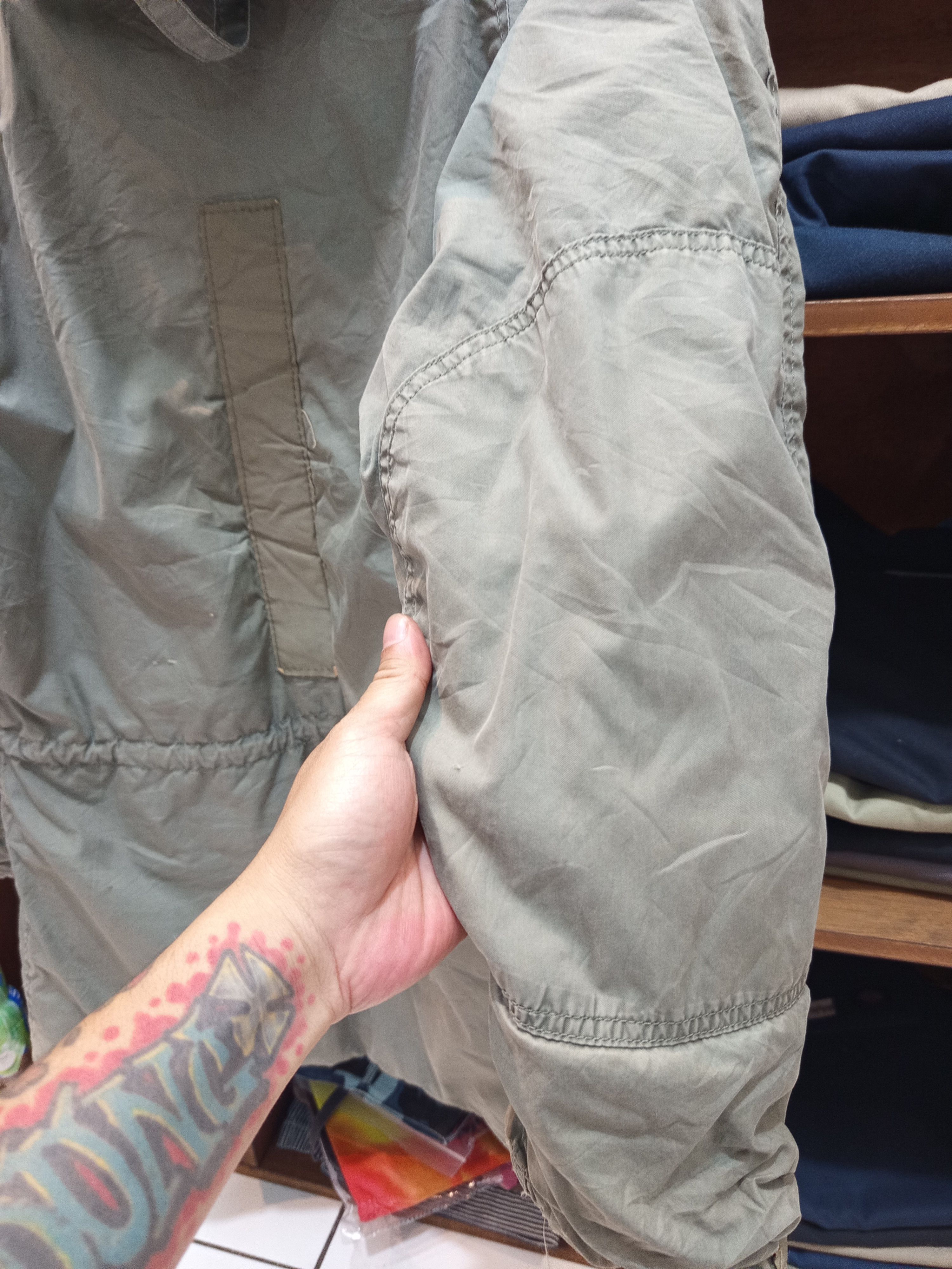 Vintage 1960s US Air Force USAF Tag Officer Vietnam War Era Parka Size US L / EU 52-54 / 3 - 11 Thumbnail