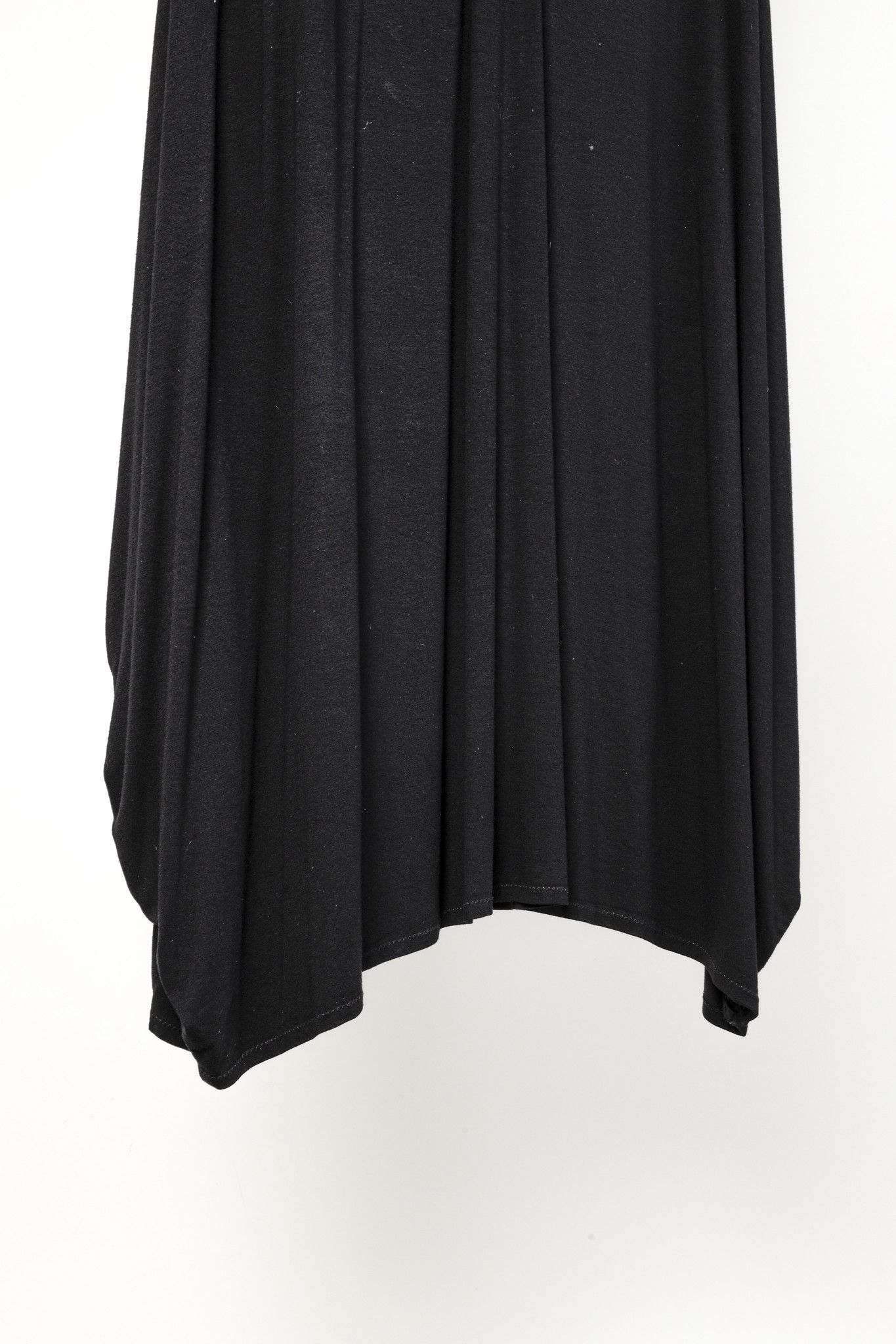 Marie Saint Pierre Marie Saint Pierre Black Jersey Sleeveless Maxi Dress Size L / US 10 / IT 46 - 6 Thumbnail
