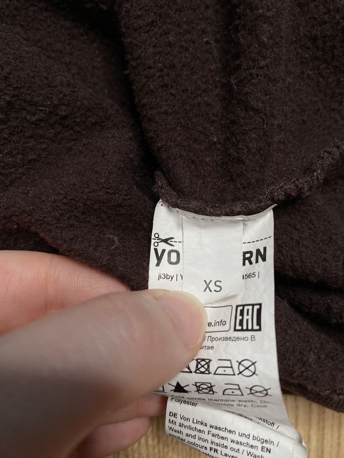Vintage Vintage Brown Boxy Hoodie Sweatshirt Blank Basic Size US M / EU 48-50 / 2 - 7 Thumbnail