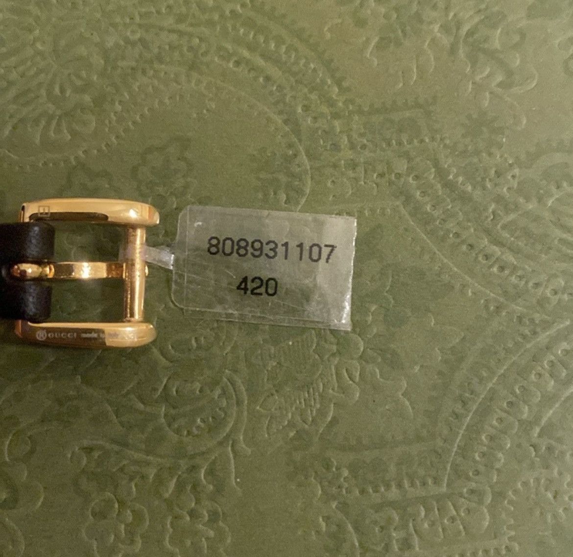 Gucci Gucci metal and leather bracelet Size ONE SIZE - 7 Thumbnail