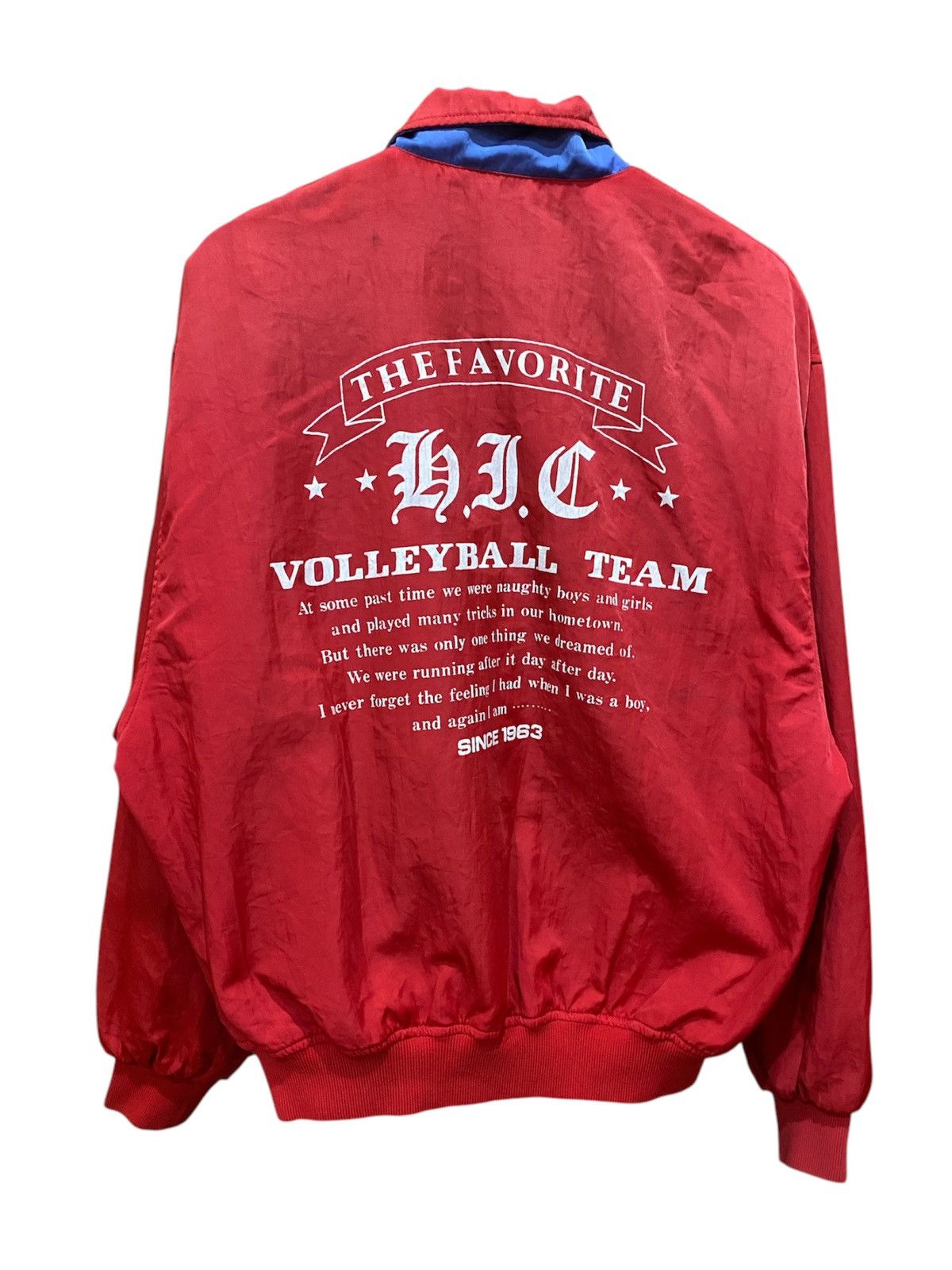 Vintage VINTAGE 80S VOLLEYBALL VARSITY REVERSIBLE JACKET Size US L / EU 52-54 / 3 - 2 Thumbnail