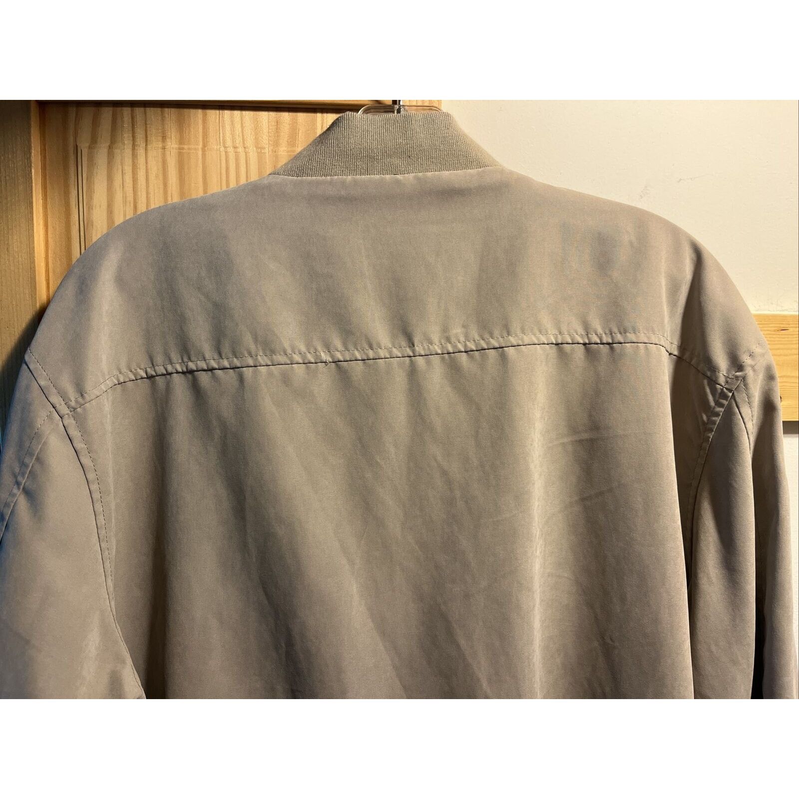 Other Lawrence Men’s 54 Cream Beige Poly Nylon windbreaker Jacket Size US XL / EU 56 / 4 - 8 Thumbnail