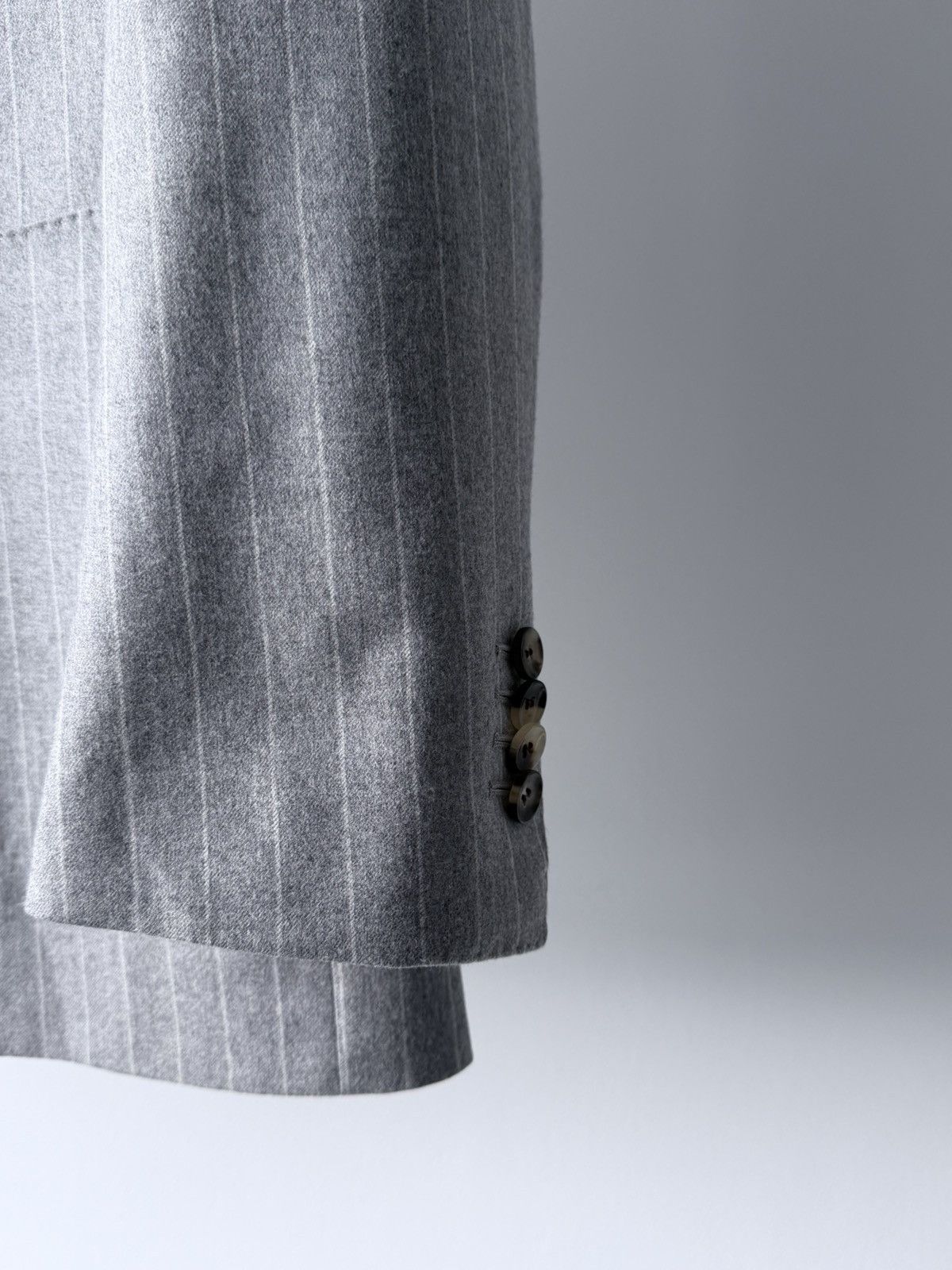 Suitsupply Suitsupply Wool Gray Striped Blazer Jacket Size 98 Size 40L - 3 Thumbnail