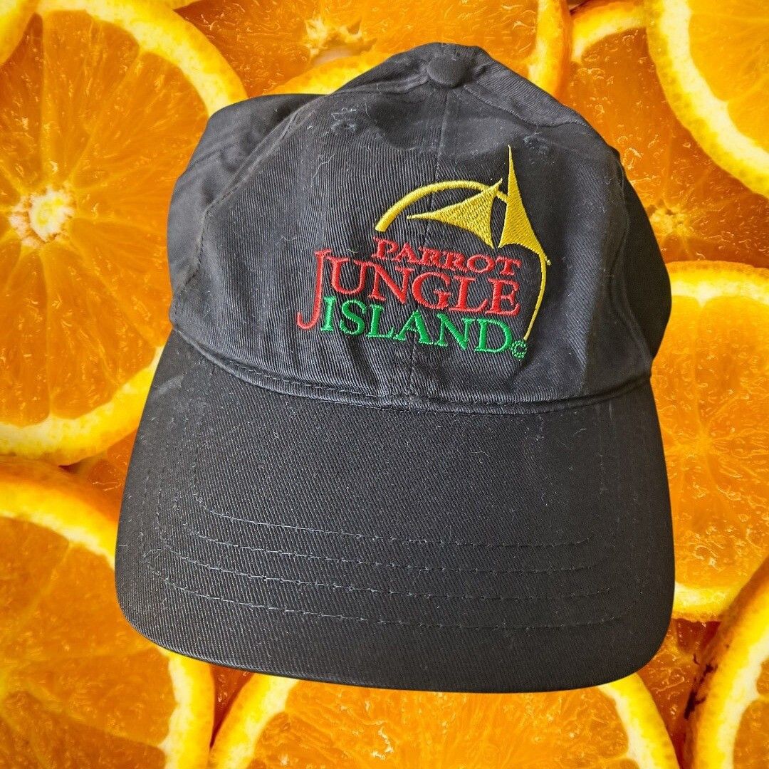 Other Parrot Jungle Island Hat Souvenir Embroidered Logo Black Bas Size ONE SIZE - 1 Thumbnail