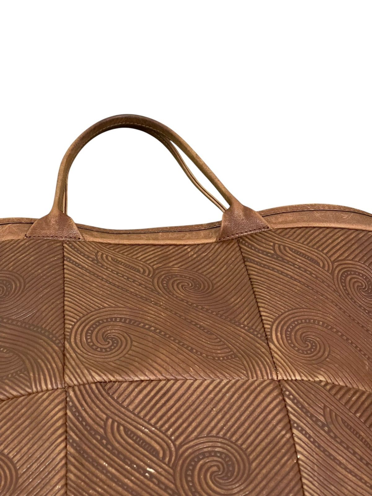 Genuine Leather Embossed Full Leather Ursule Beau Geste Paris Tote Bag 1🟩5 Size ONE SIZE - 15 Thumbnail