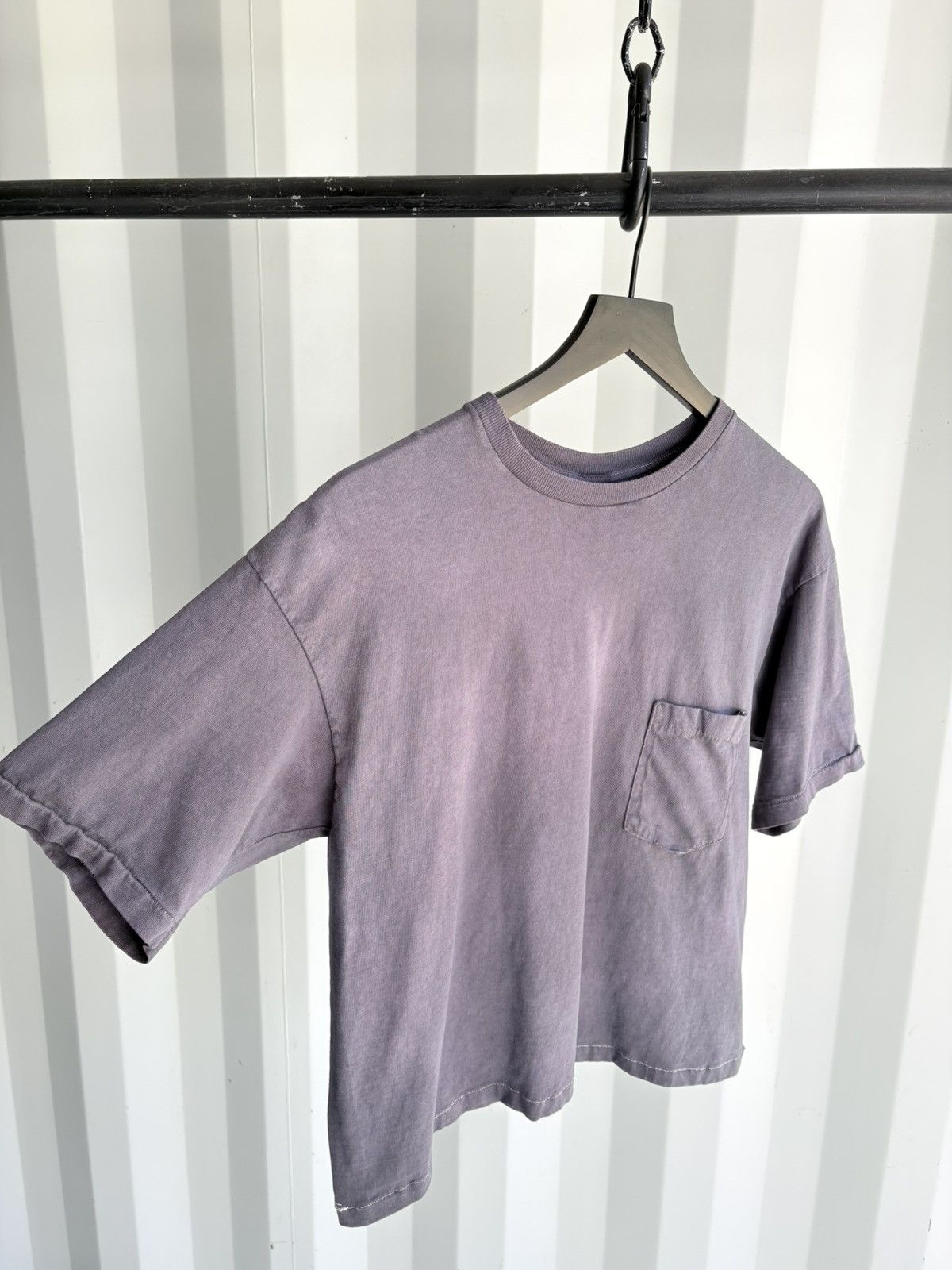 Vintage Thrashed Gap Boxy Pocket faded Shirt Distressed Size US M / EU 48-50 / 2 - 2 Thumbnail
