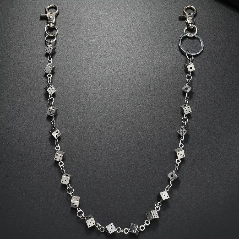 Jewelry Rock Fashion Dice Pants Chain Size ONE SIZE - 2 Thumbnail