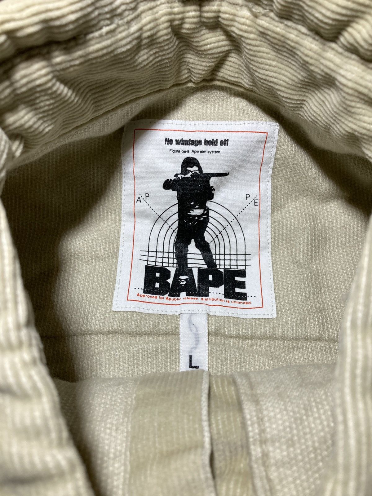 Bape 1998 Bape Army Corduroy Military Shirt Patches Boy Scout 90s Size US L / EU 52-54 / 3 - 5 Thumbnail
