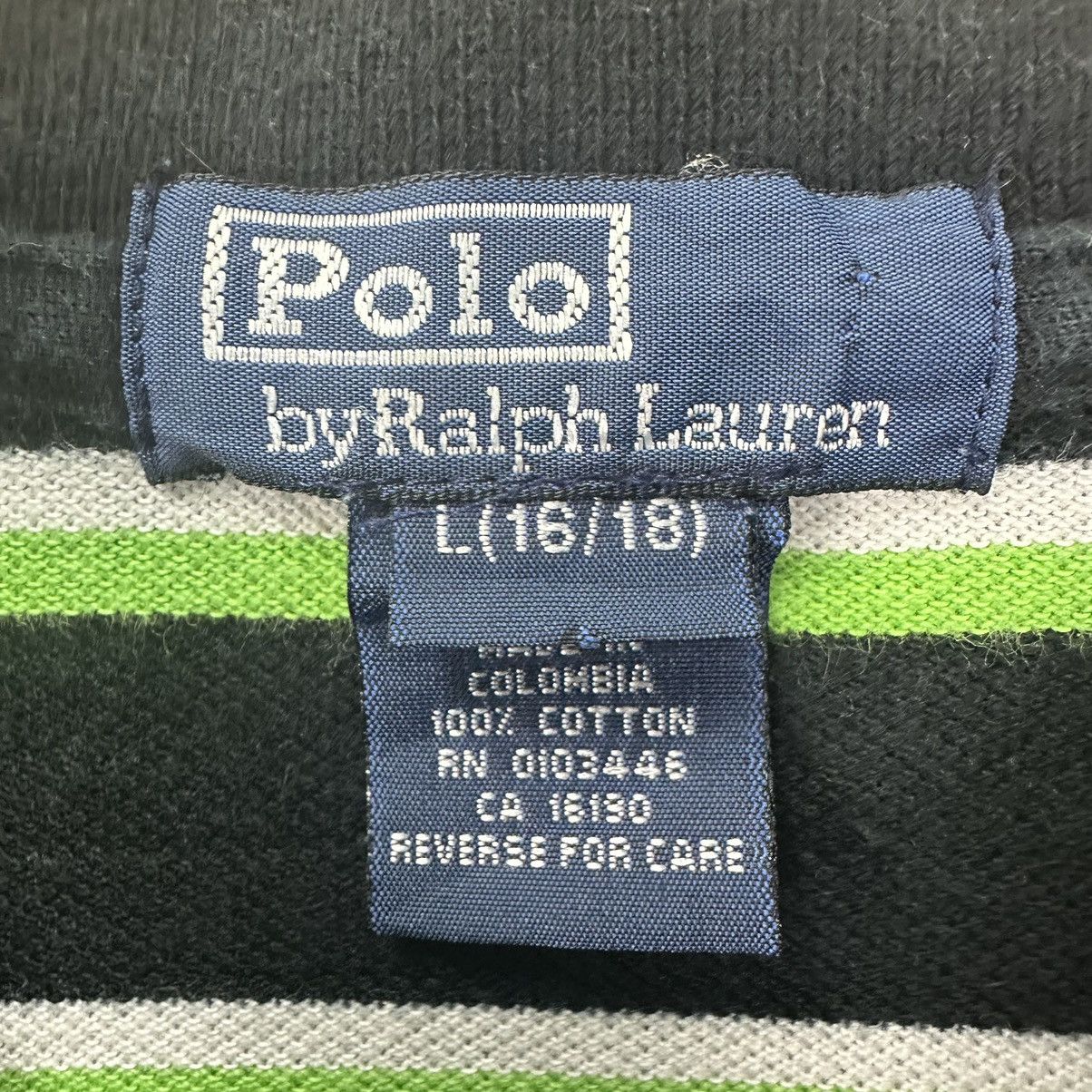 Polo Ralph Lauren 90s Polo Ralph Lauren Stripe Long Sleeve Tee A824 Size US S / EU 44-46 / 1 - 8 Thumbnail