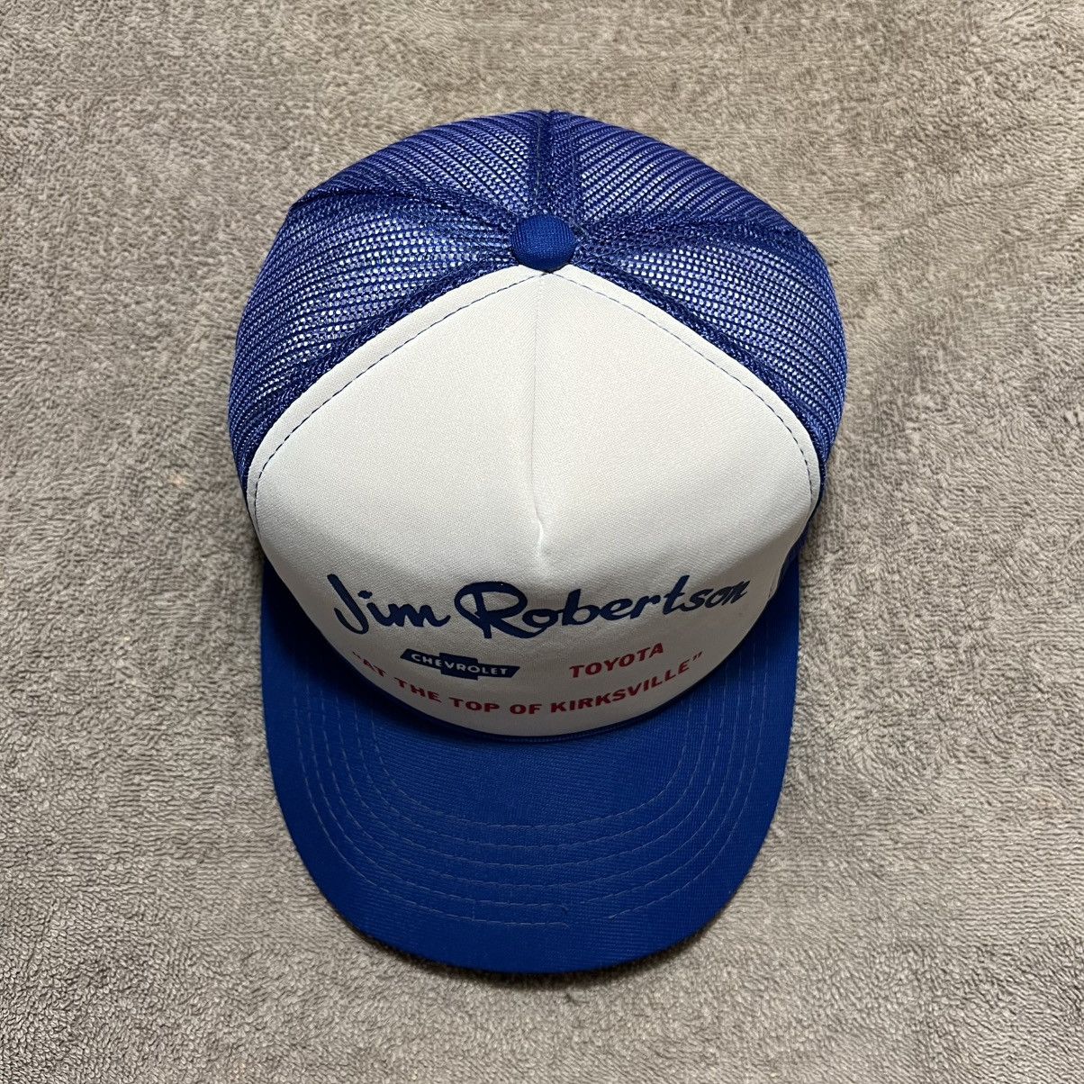 Chevrolet × Vintage Vintage 90s Toyota Chevy Mesh Trucker Hat SnapBack Spell Out Size ONE SIZE - 3 Thumbnail