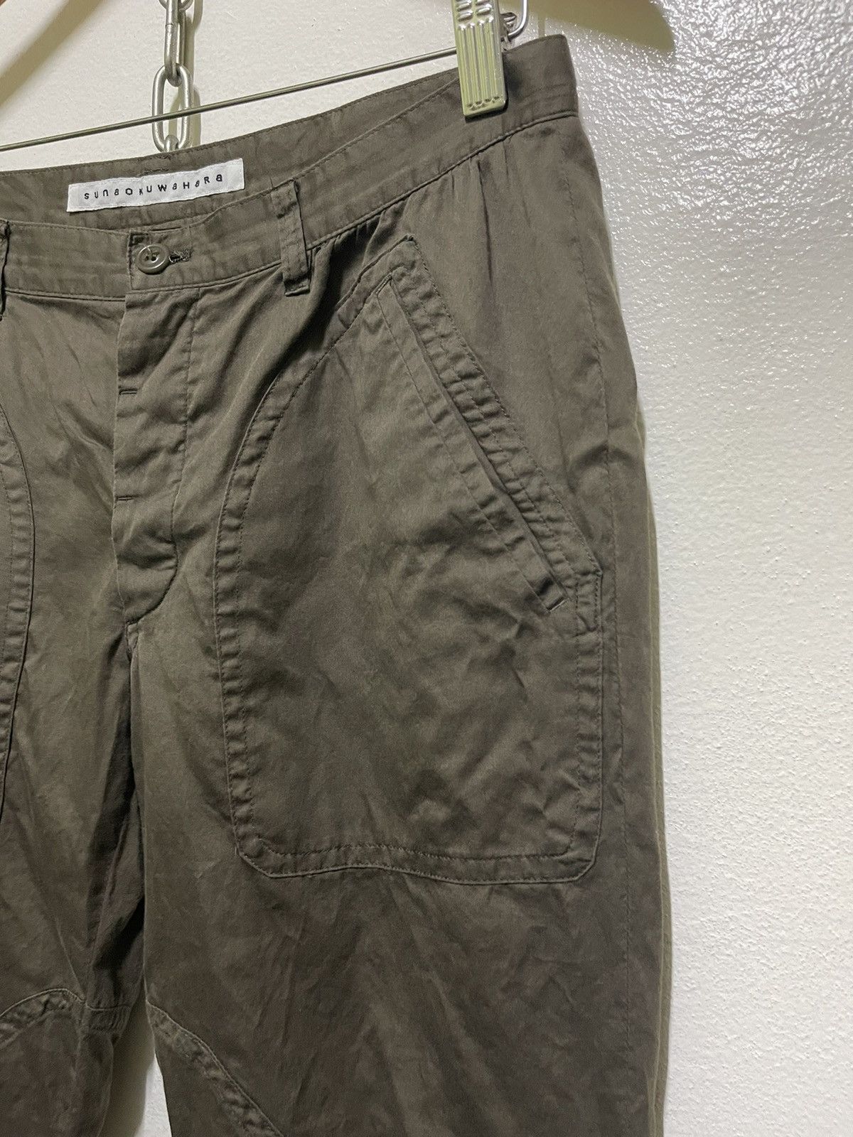 Issey Miyake × Japanese Brand × Sunao Kuwahara Sunao Kuwahara Designer Pants Rare Japan Size 29" - 5 Thumbnail