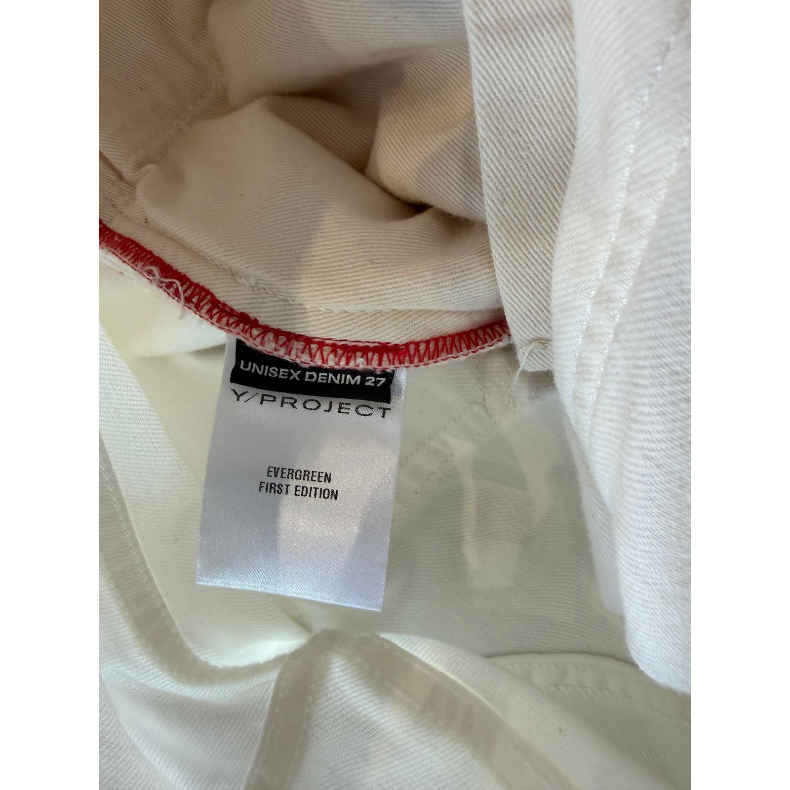 Y/Project Y/Project Front Panel White Jeans Size 27" / US 4 / IT 40 - 5 Thumbnail