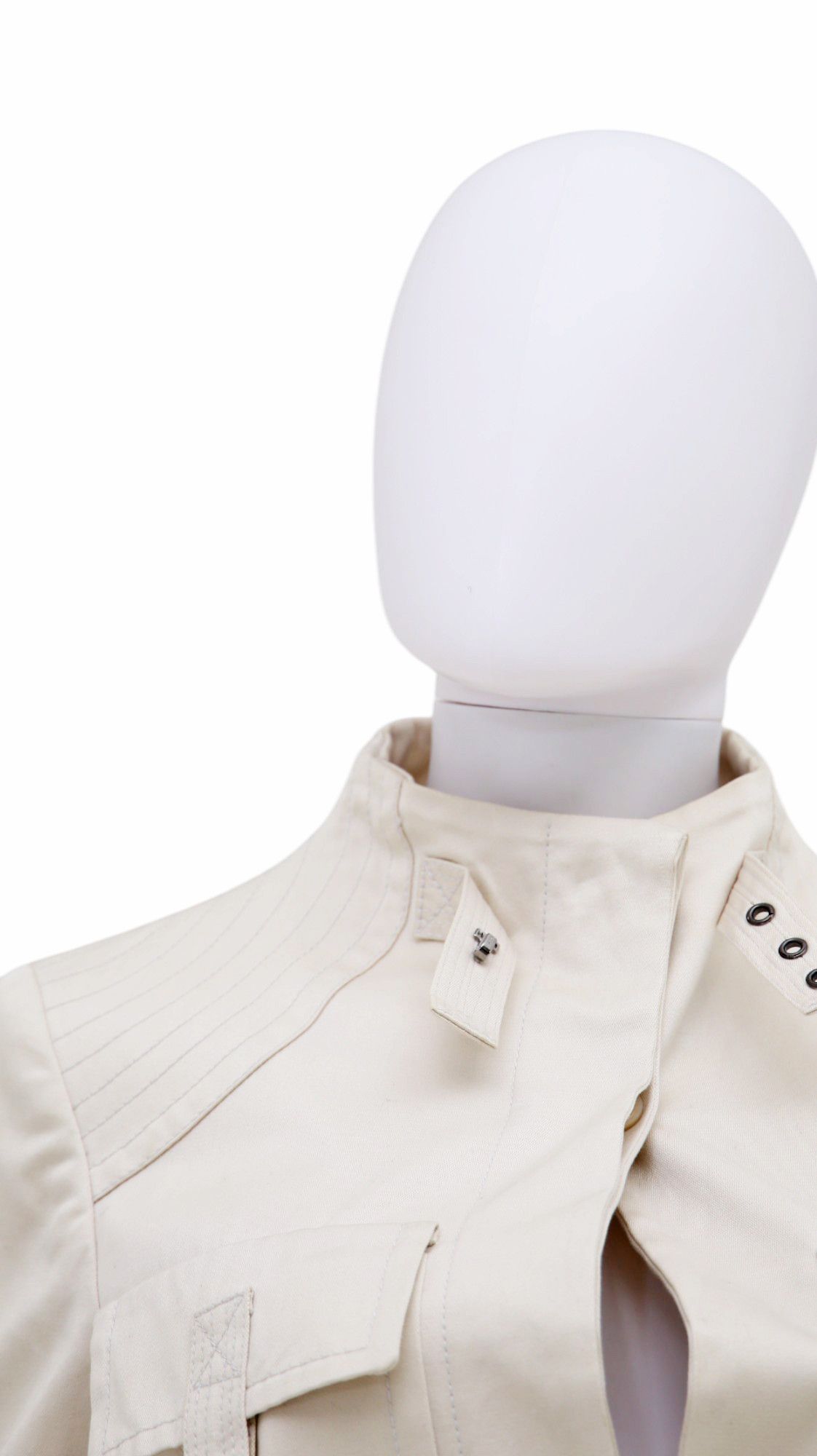 Gucci SS03 Multipocket White Coat Size S / US 4 / IT 40 - 9 Thumbnail