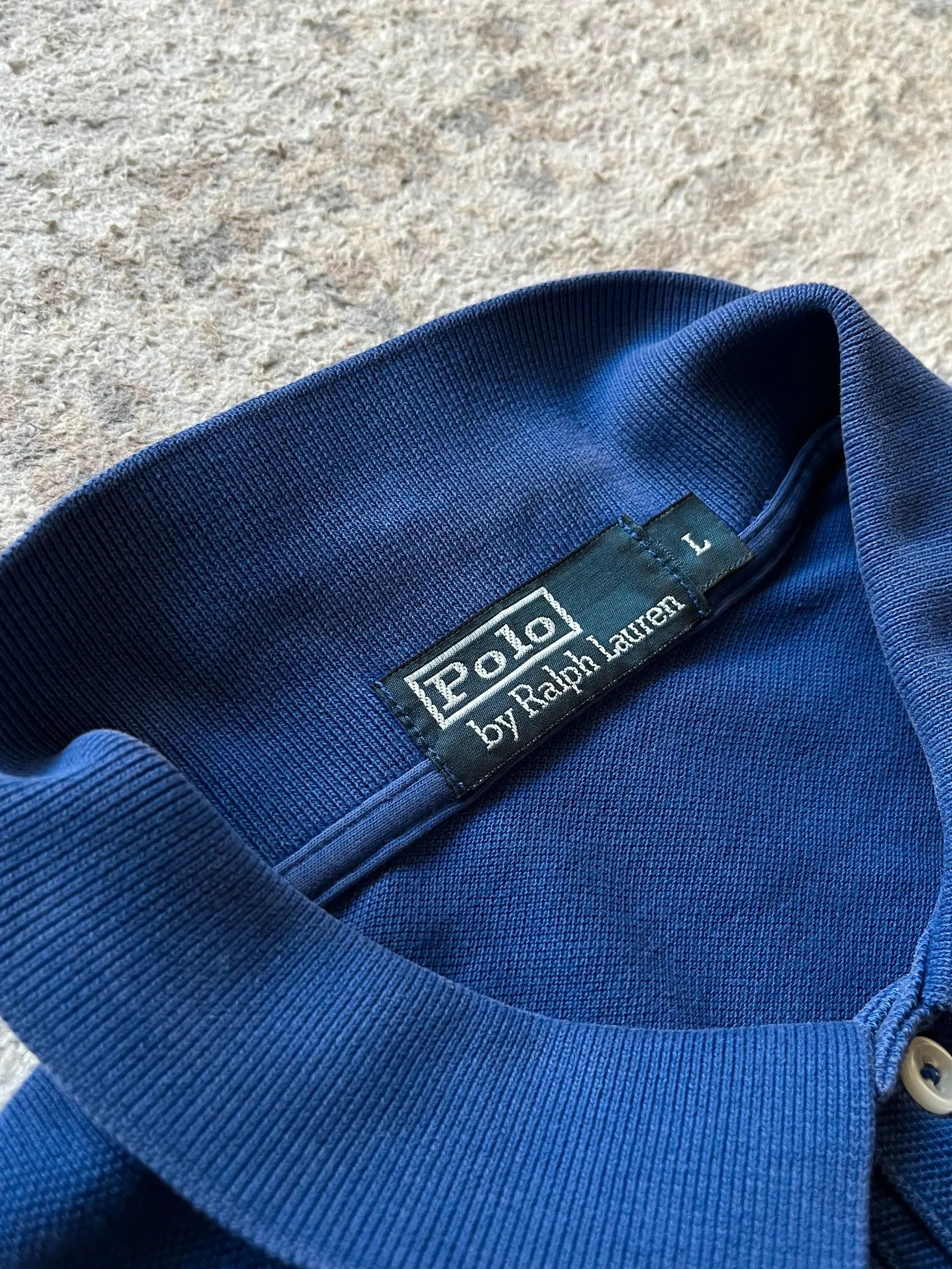 Polo Ralph Lauren Polo Ralph Lauren Small Pony Blue Polo Shirt Sz L Size US L / EU 52-54 / 3 - 6 Thumbnail