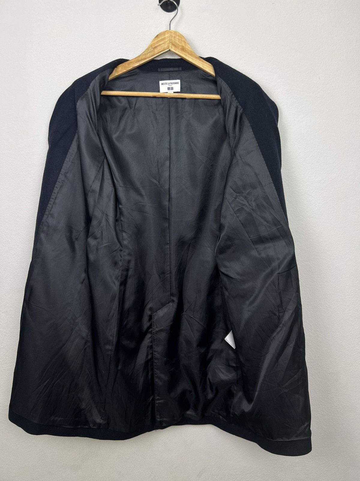 Uniqlo Uniqlo x Ines de la Fressange Wool Blend Chesterfield Coat Size L / US 10 / IT 46 - 6 Thumbnail